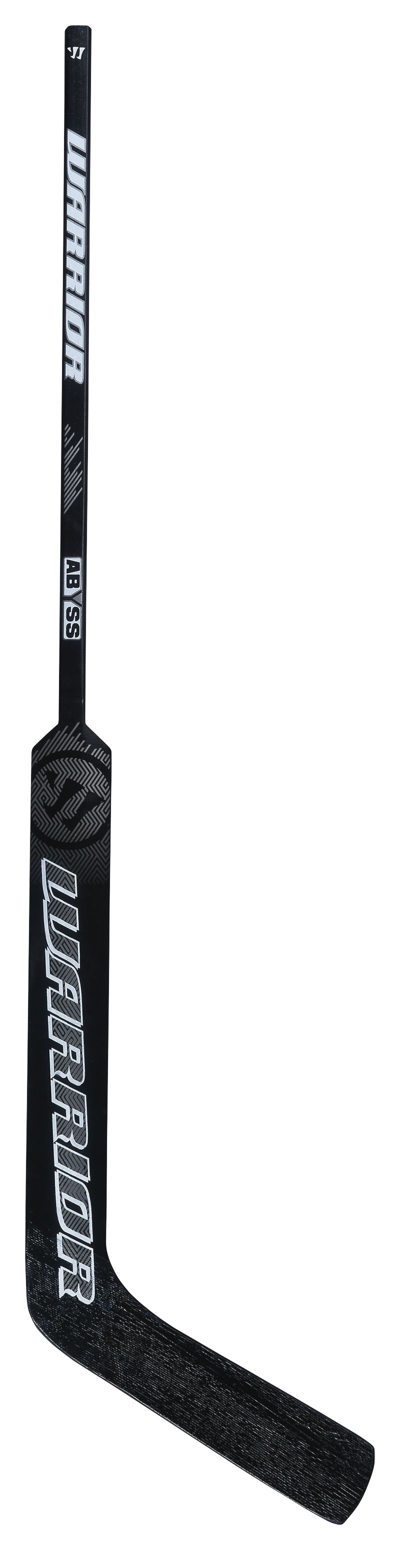 Abyss Goalie Stick, Black with White & Grey