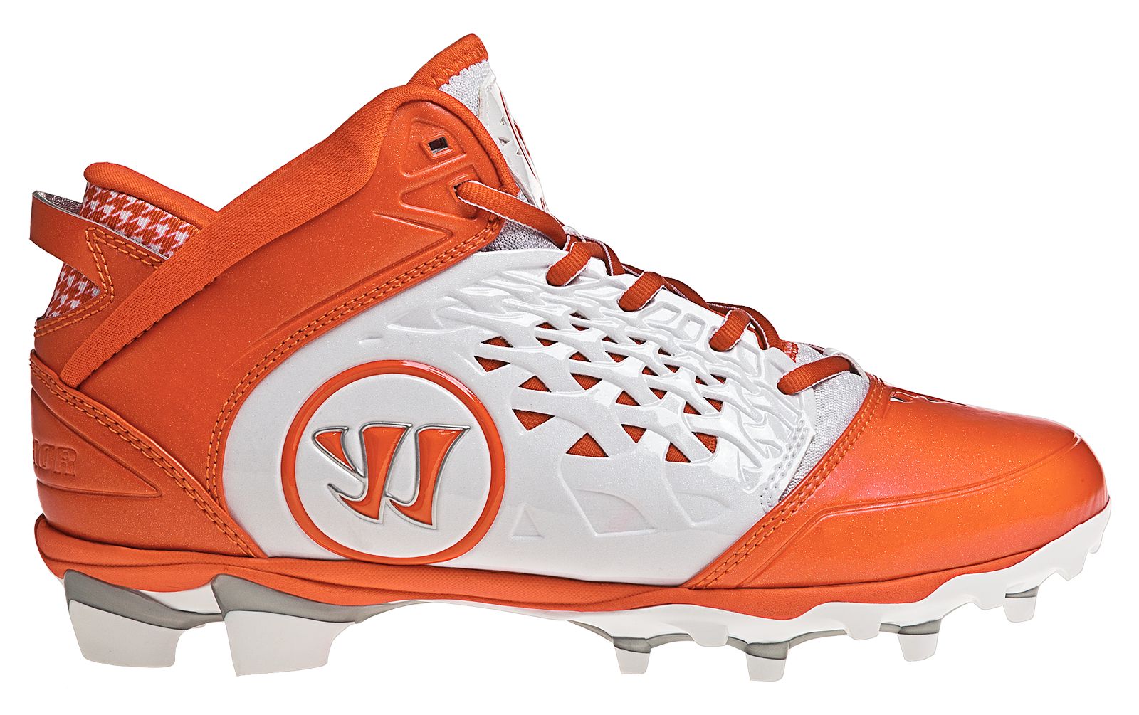 Adonis Cleat, White with Orange