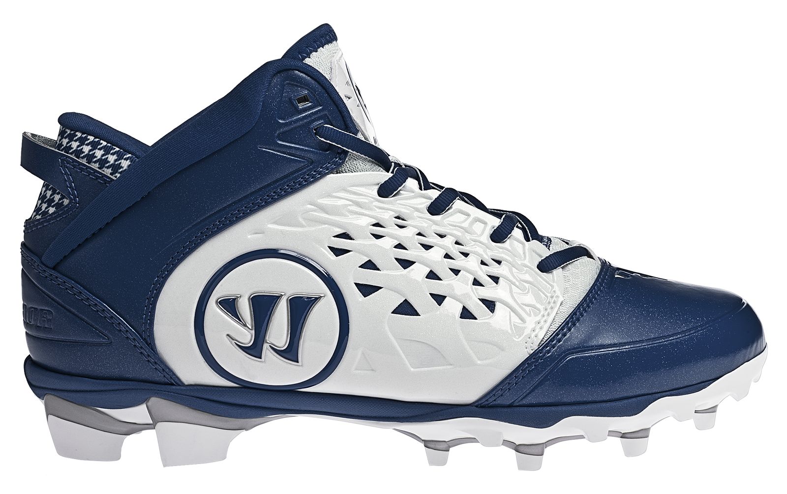 Adonis Cleat, White with Blue