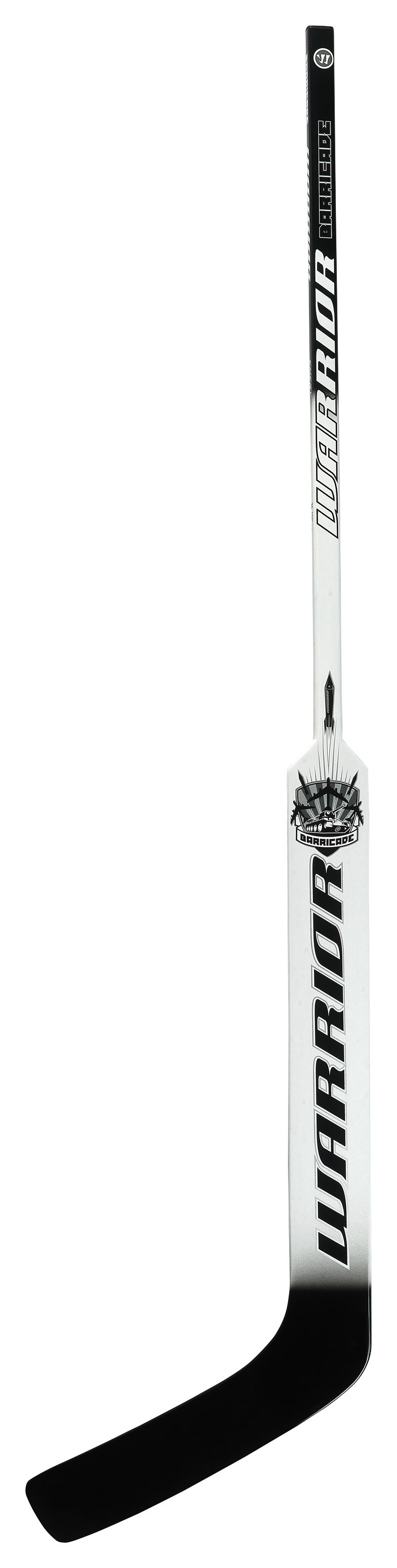 Barricade Goalie Stick, White with Black
