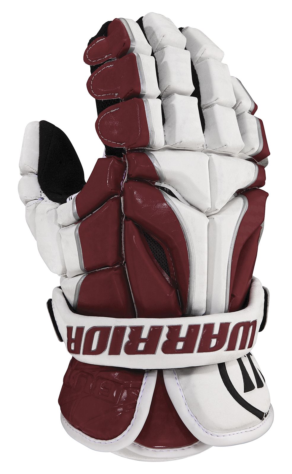 Burn, Maroon with White
