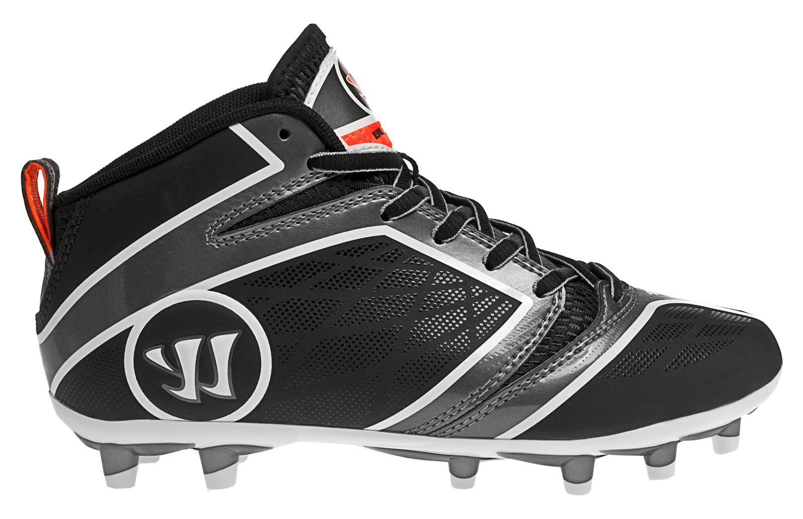 Youth Burn Speed 6.0 Jr. Cleat, Black