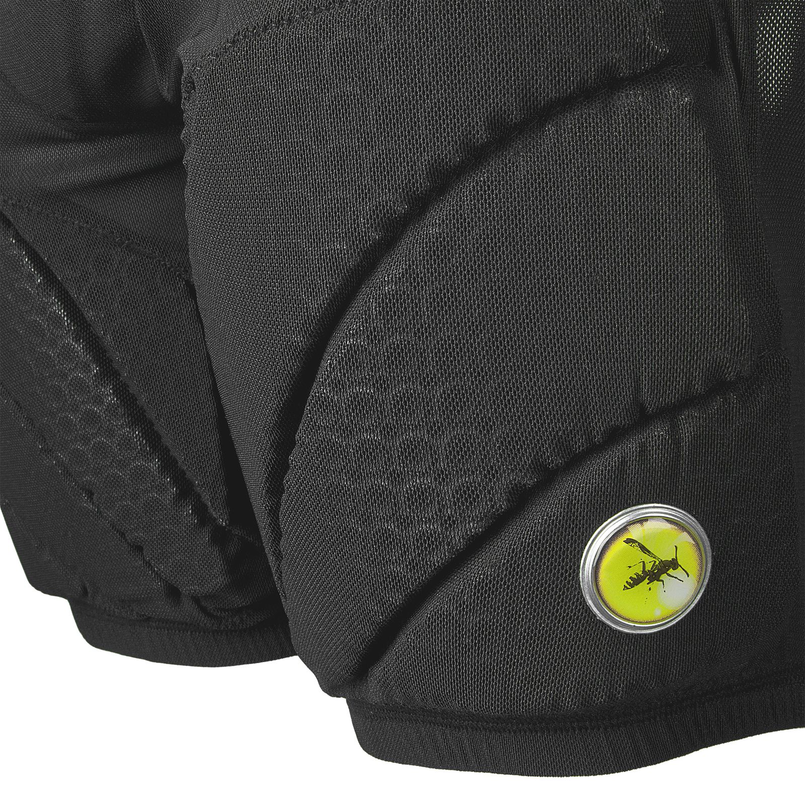 Buzzkill Goalie Leg Pad, Black with Yellow