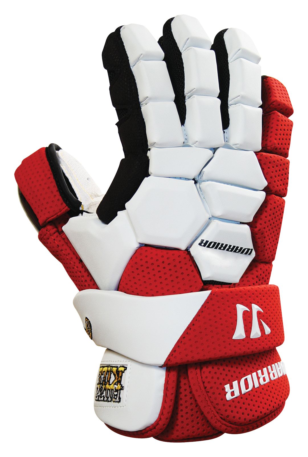 Buzzkill Goalie Glove, Red with White