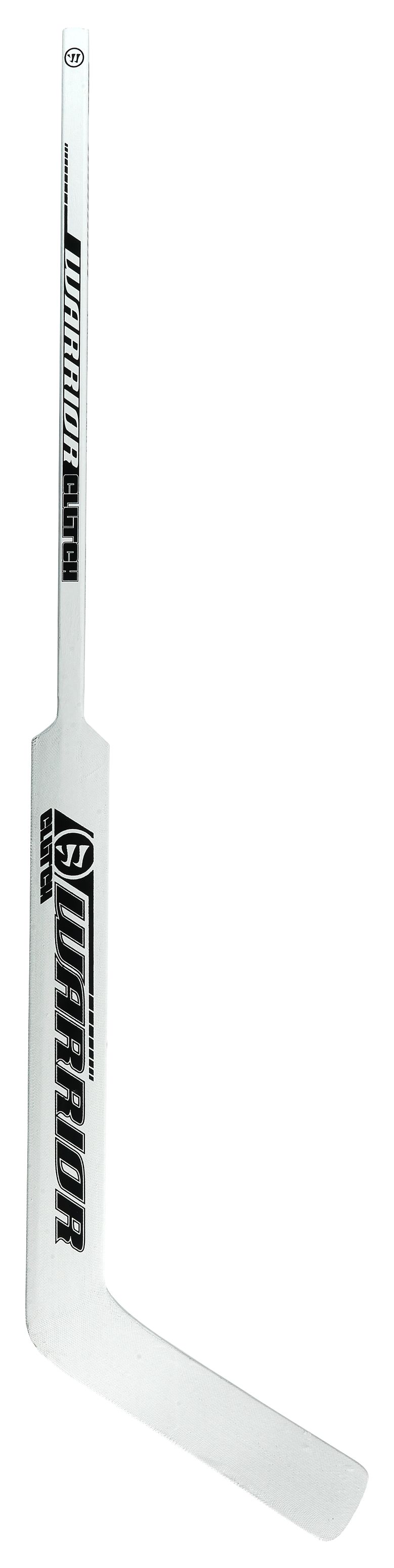 Clutch Goalie Stick, White with Black