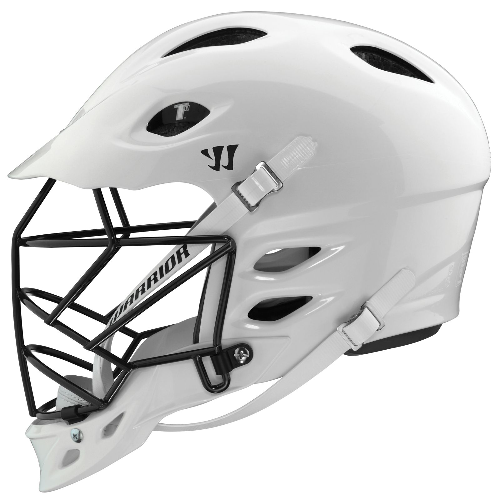 TII Custom Painted Helmet, White with Black