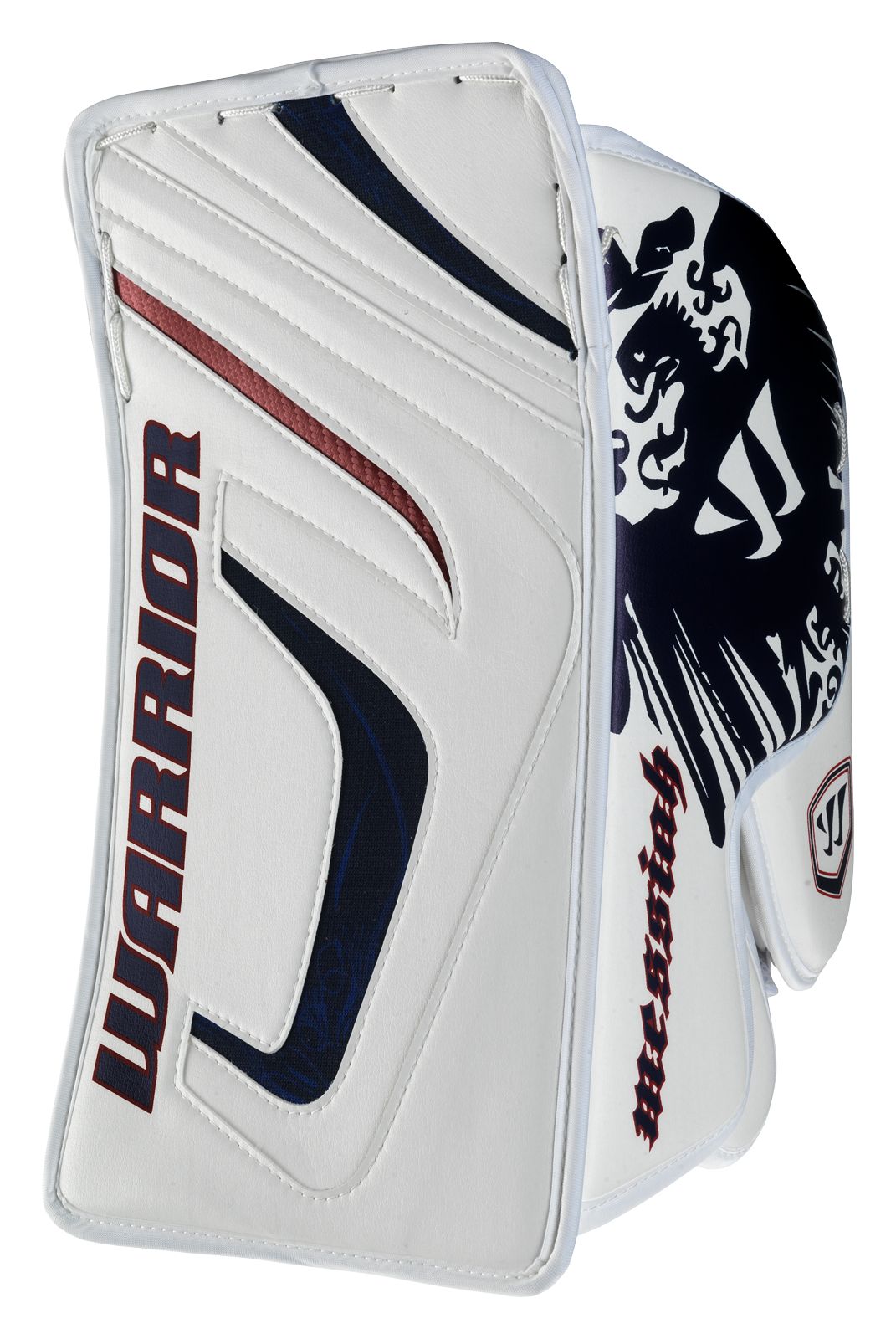 Messiah Blocker, NYR White with Navy & Red