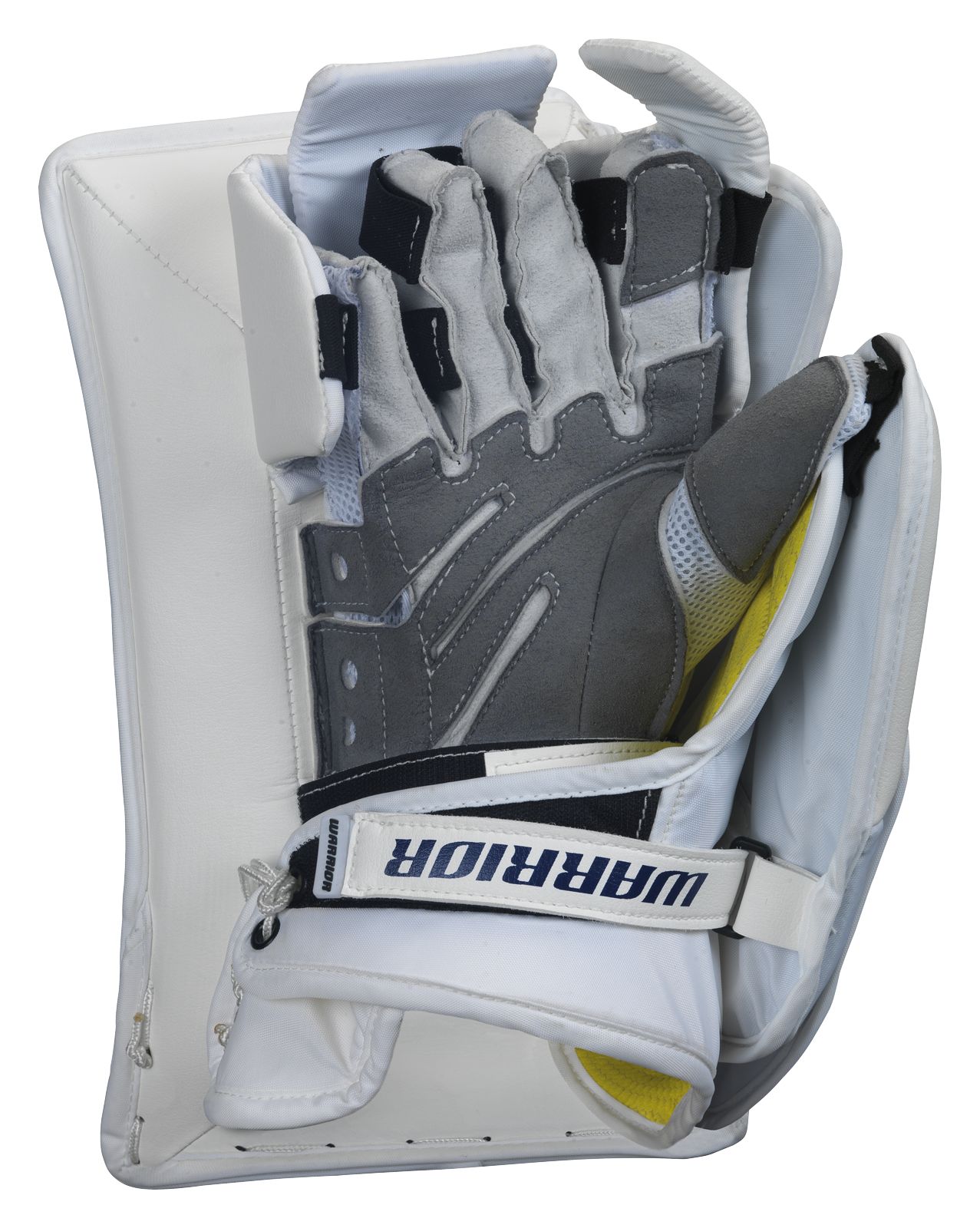 Messiah Blocker, White with Navy & Red