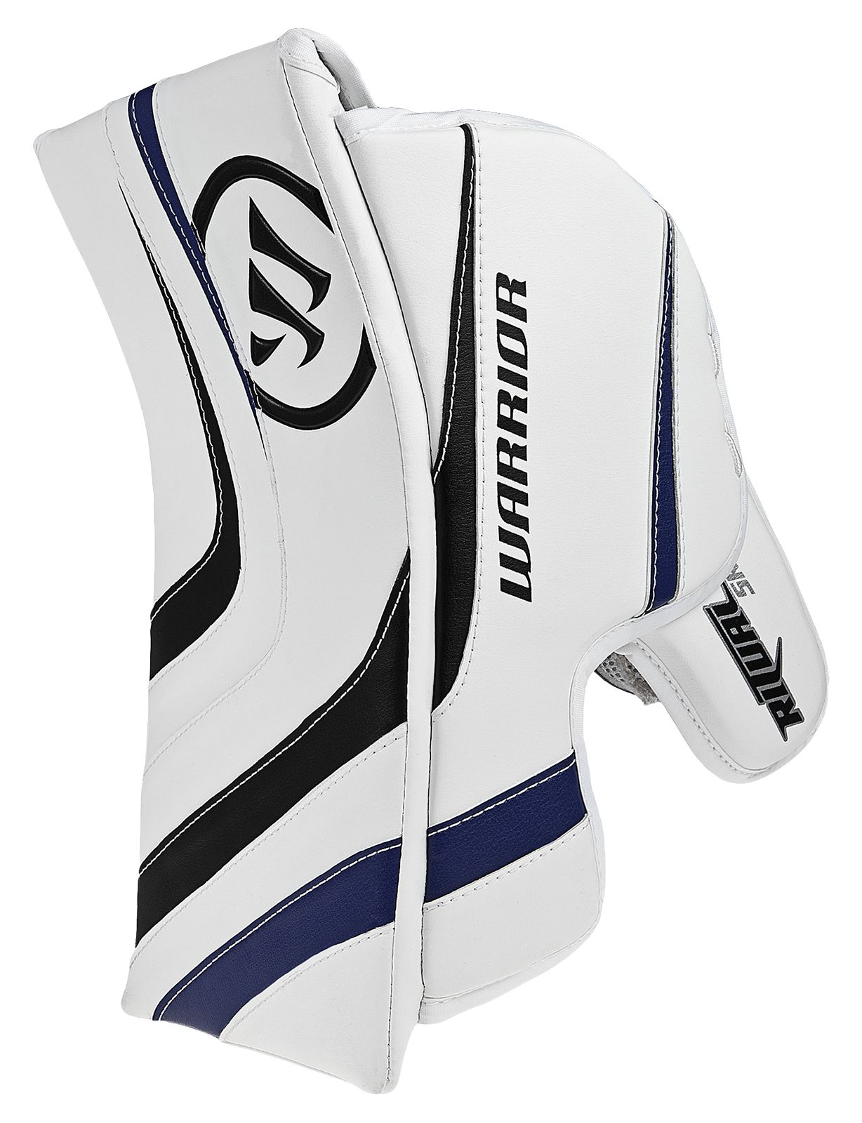 Ritual Sr & Int Blocker, White with Black & Royal Blue