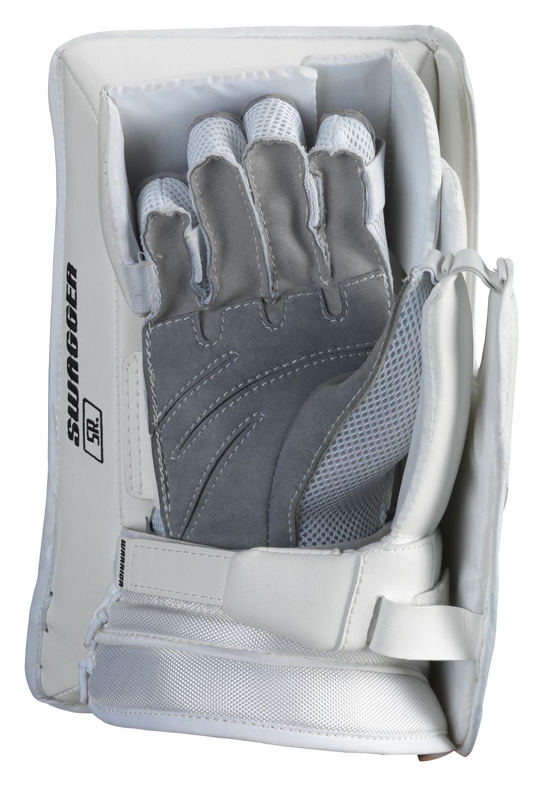 Swagger Blocker, White with Black &amp; Silver