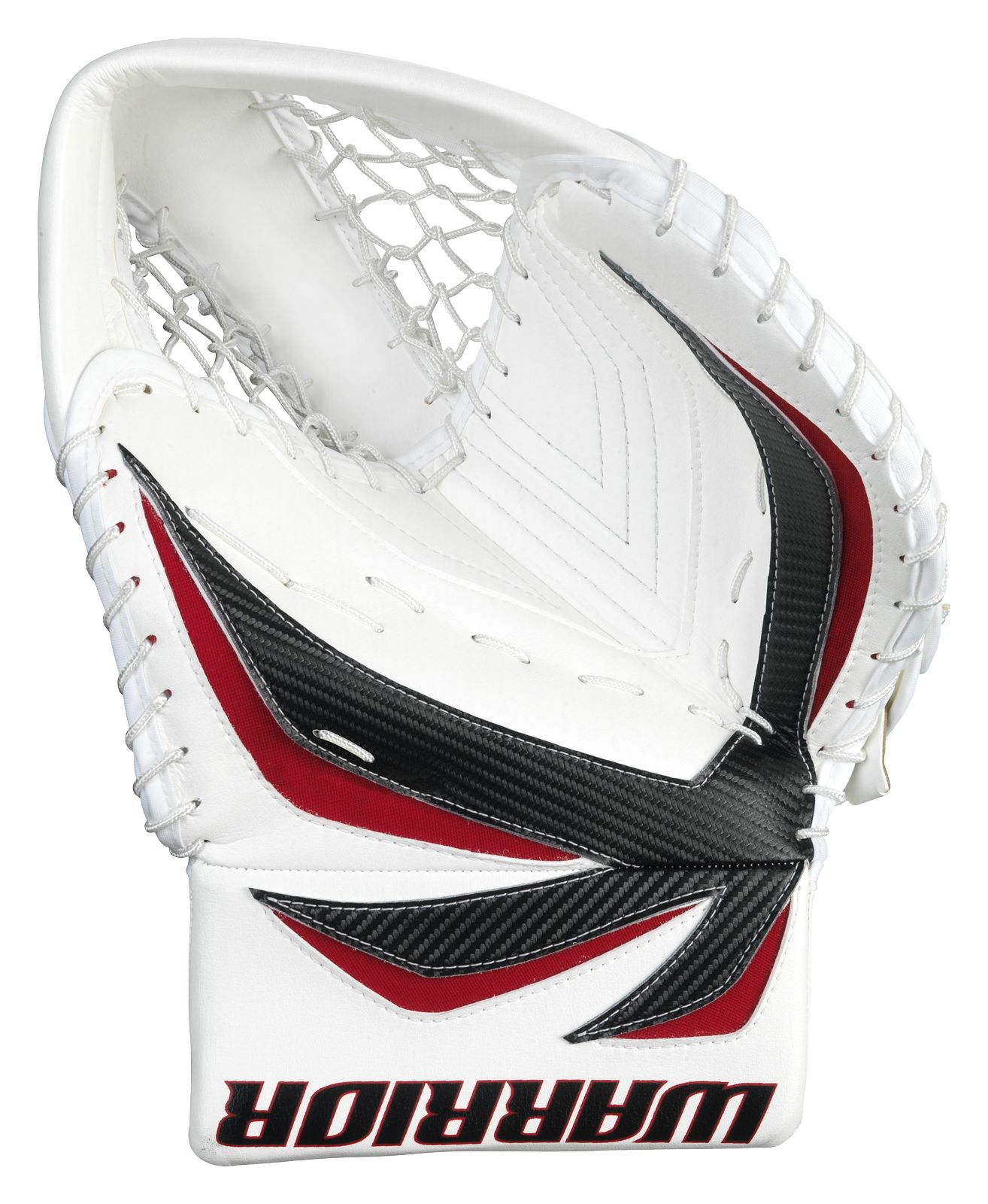 Fortress Trapper, White with Black & Red