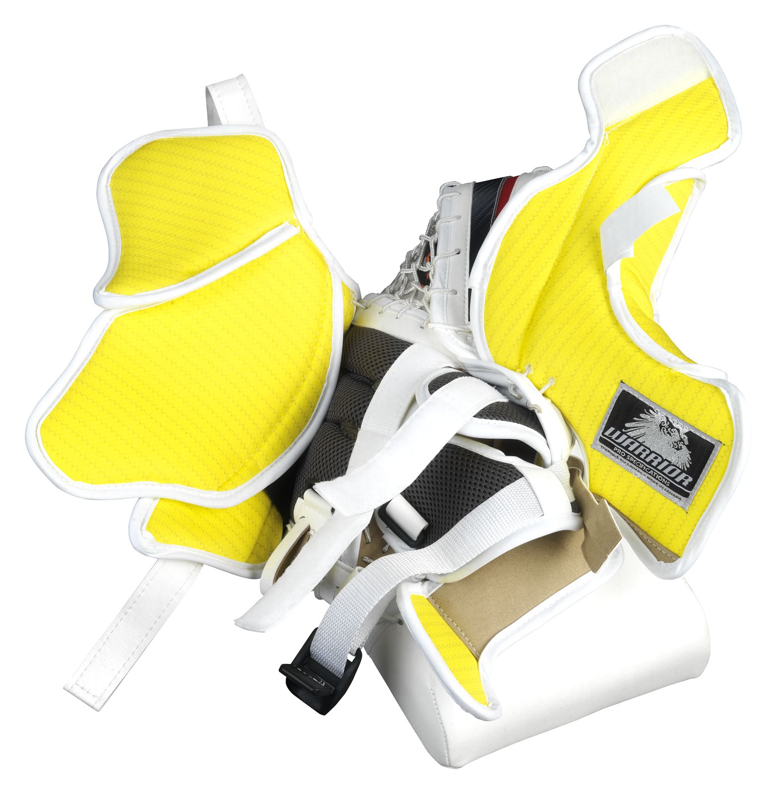 Fortress Trapper, White with Navy &amp; Red
