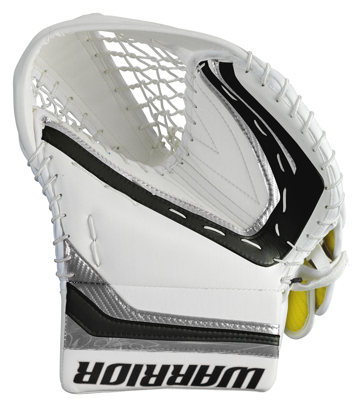 Messiah Trapper, White with Black & Silver