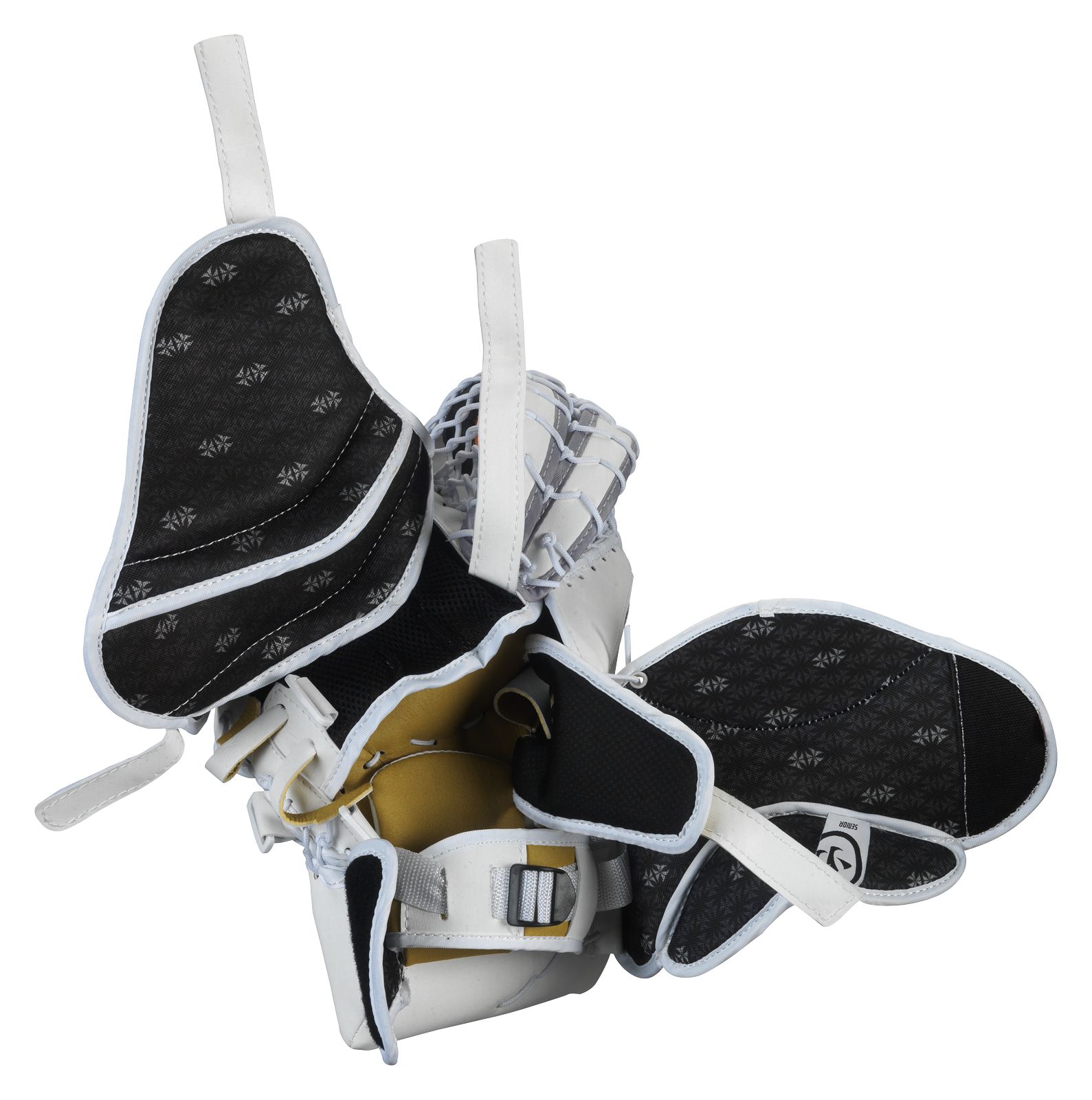 Swagger Catch Glove, White with Black &amp; Silver