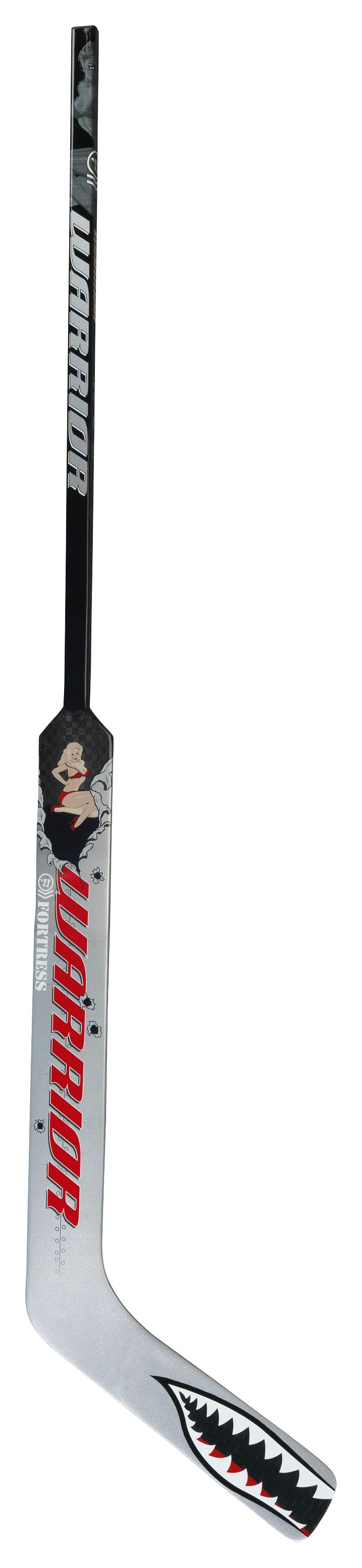 Fortress Goal Stick, Grey with Black &amp; Red
