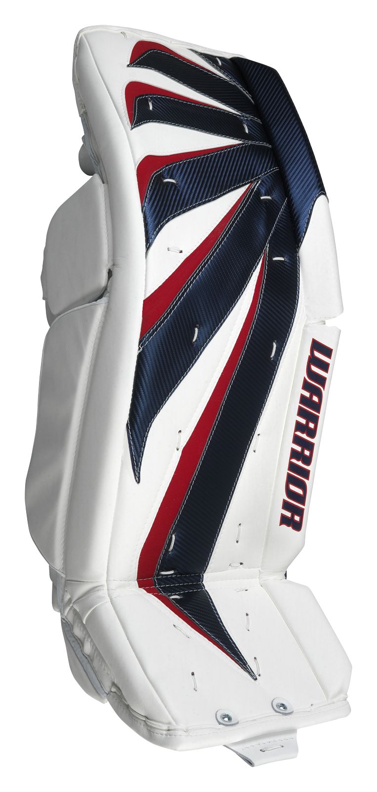 Fortress Leg Pads, White with Navy &amp; Red