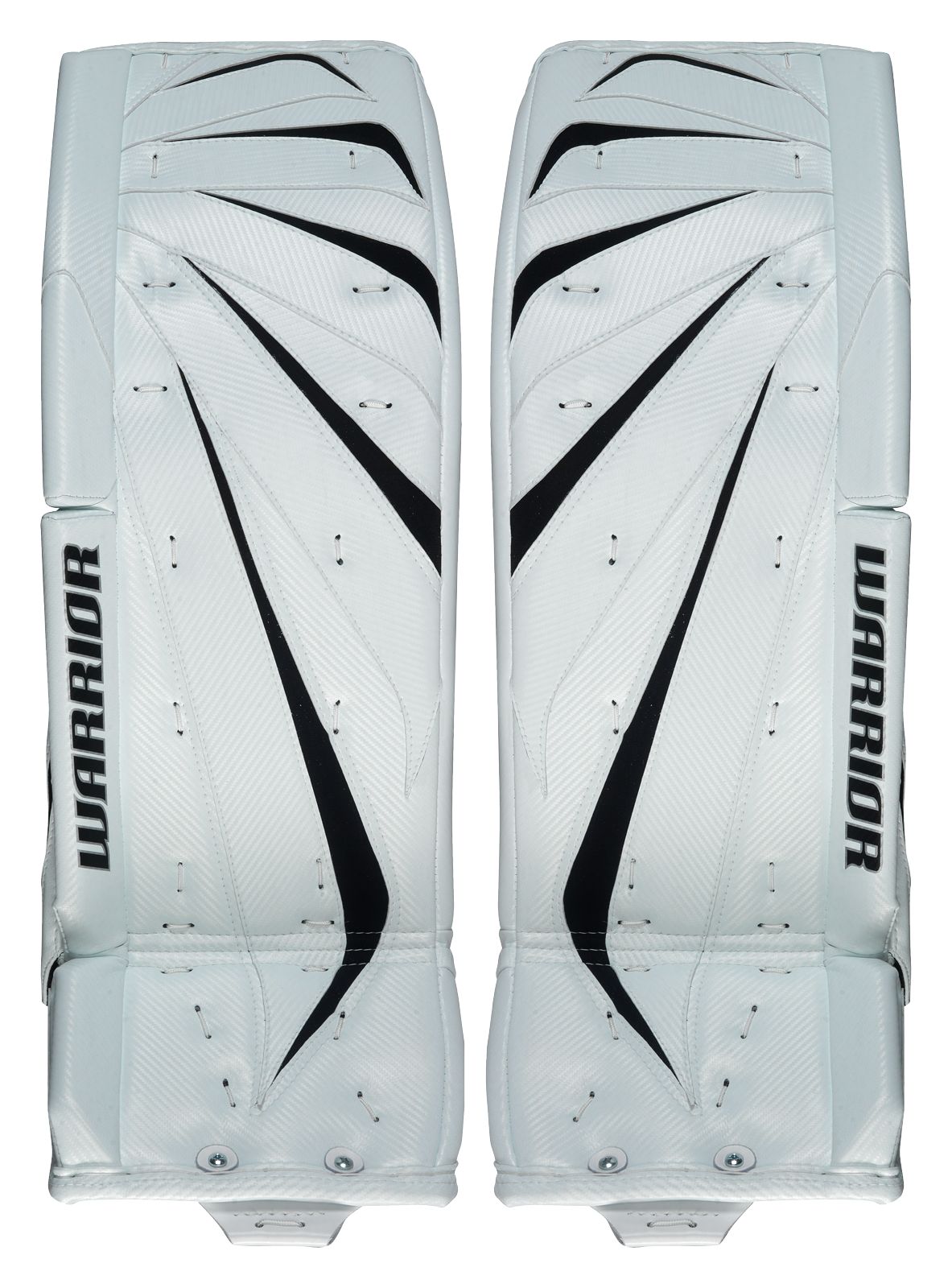 Fortress Leg Pads, White with White & Black