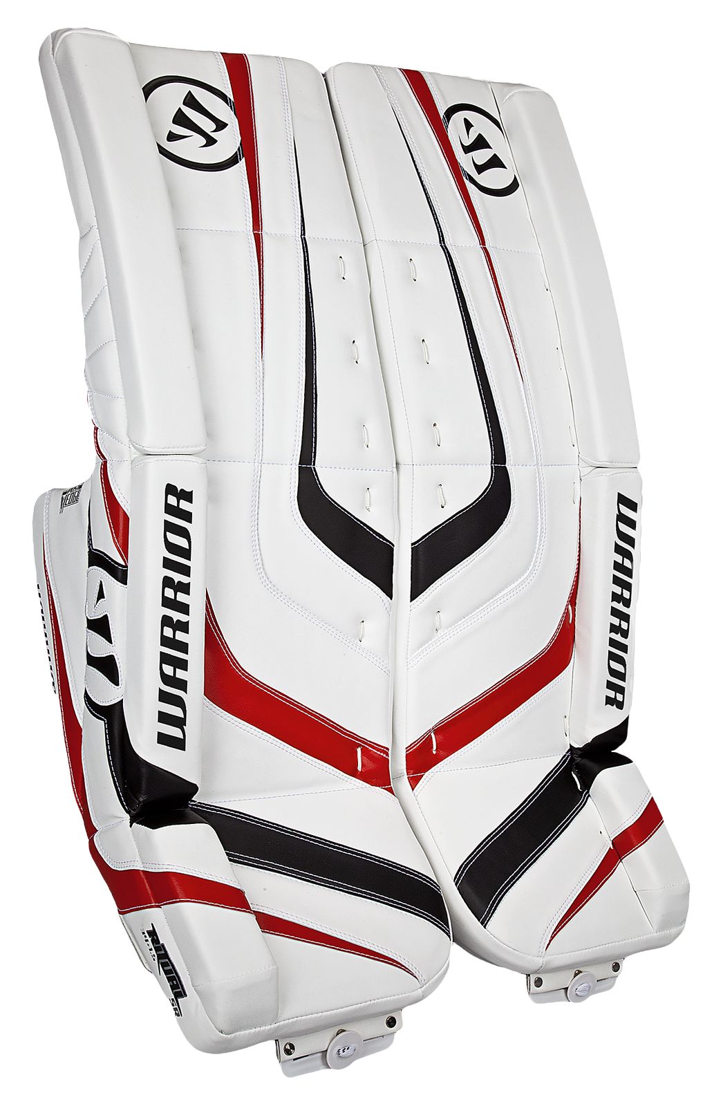 Ritual Sr & Int Leg Pad, White with Black &amp; Red