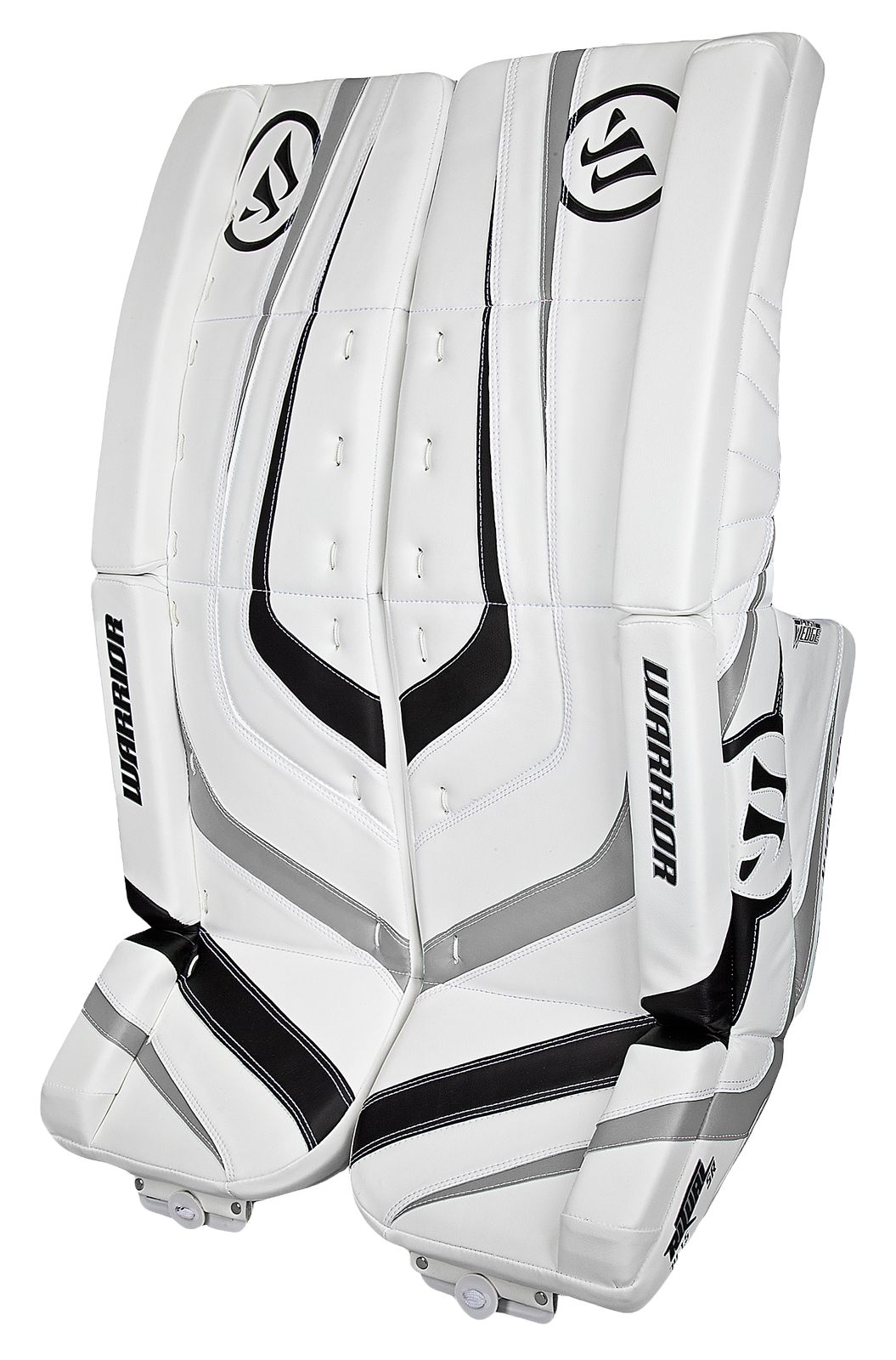 Ritual Sr & Int Leg Pad, White with Black & Silver