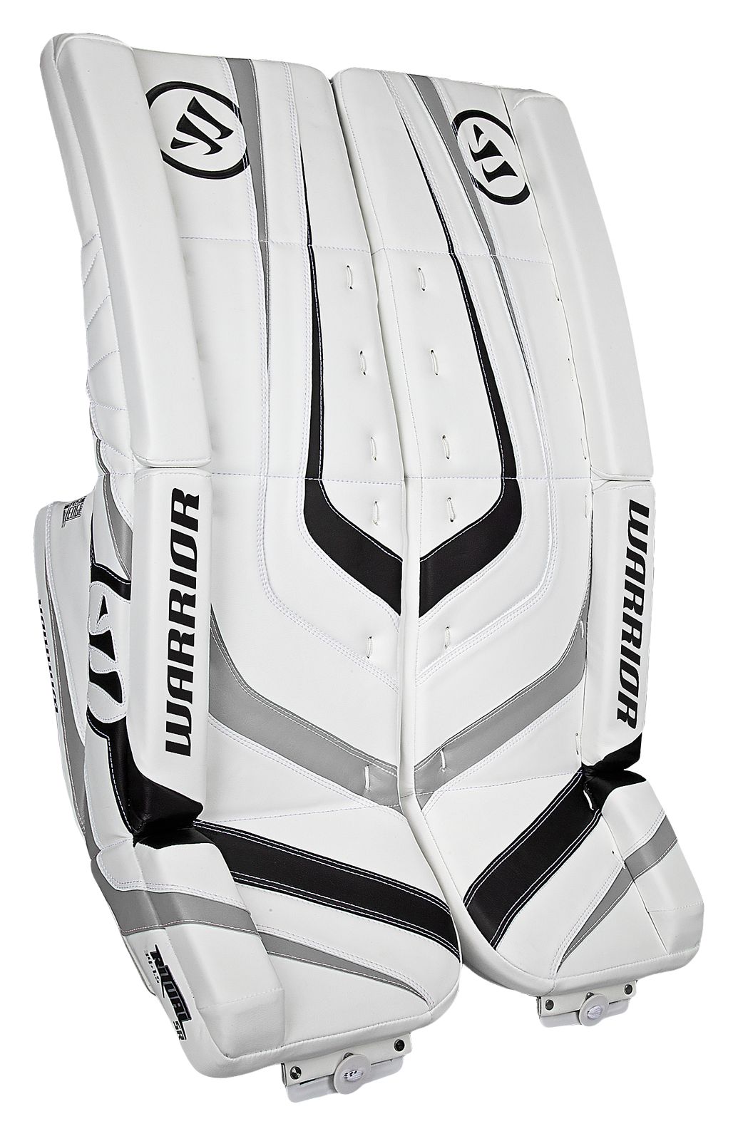 Ritual Sr & Int Leg Pad, White with Black &amp; Silver