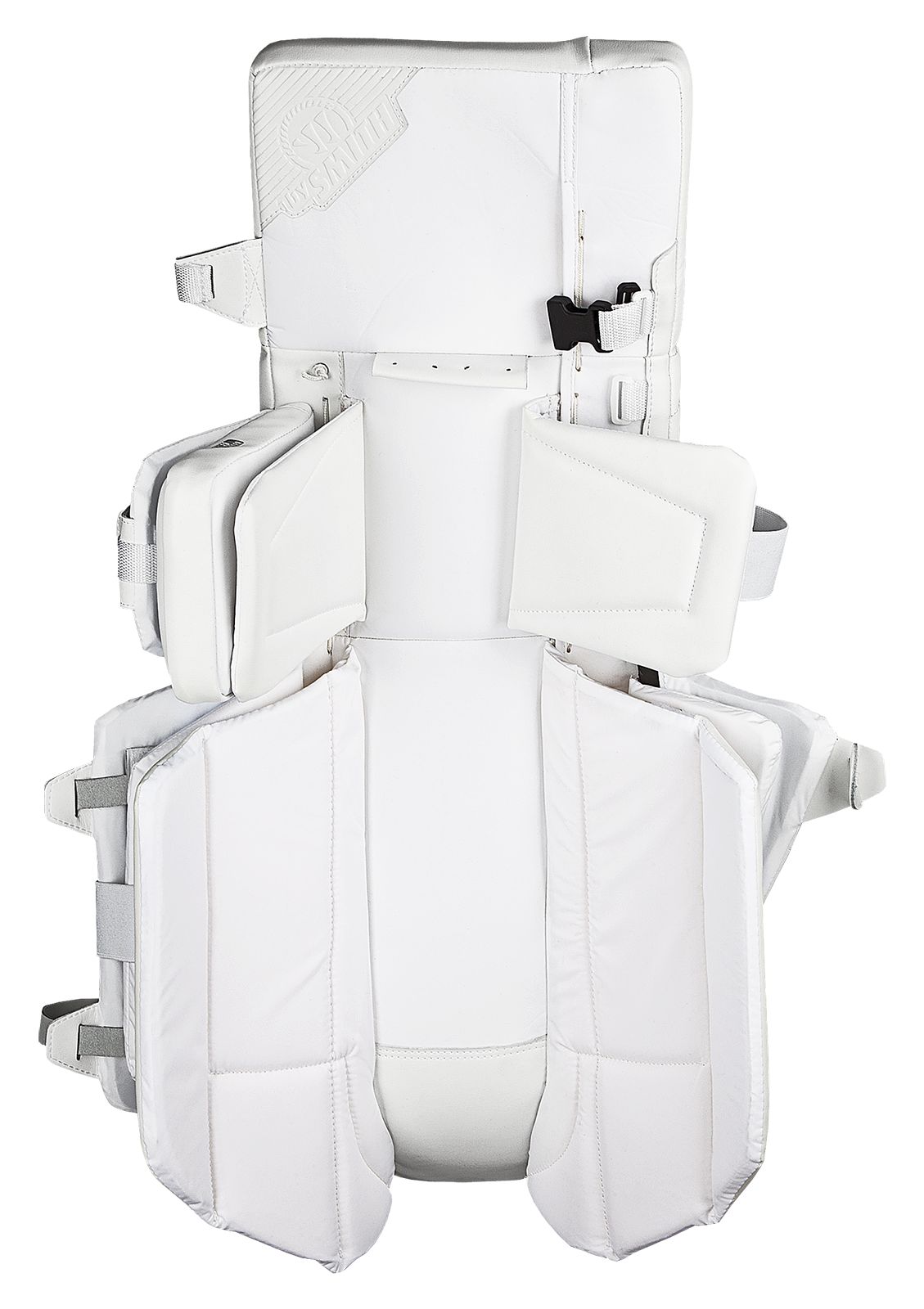 Ritual Sr & Int Leg Pad, White with Black &amp; Silver