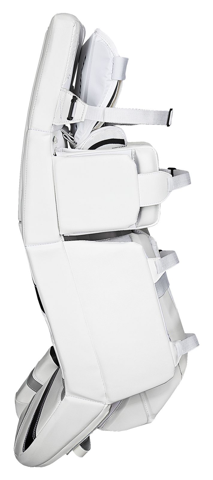 Ritual Sr & Int Leg Pad, White with Black &amp; Silver