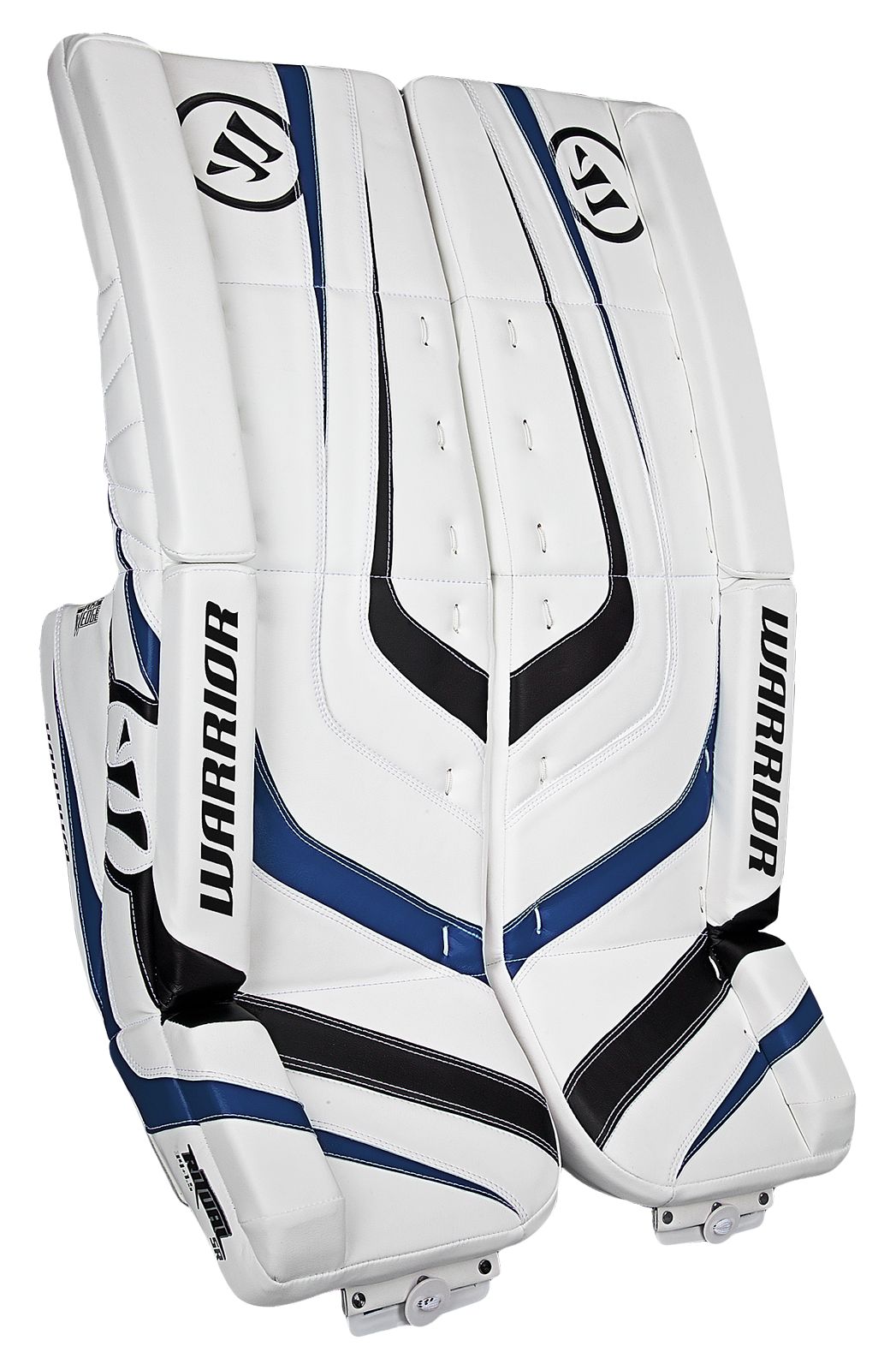 Ritual Sr & Int Leg Pad, White with Black & Royal Blue
