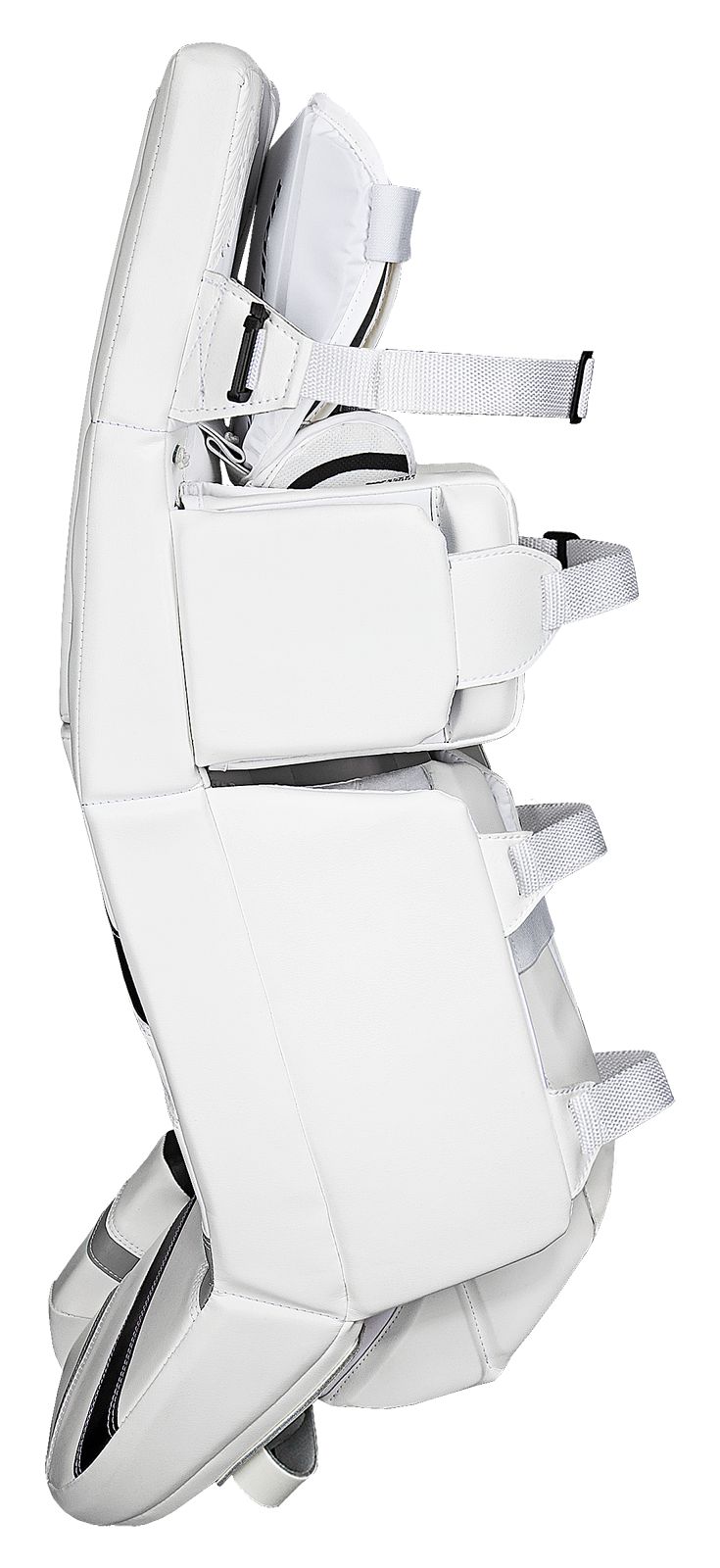 Ritual Jr Leg Pad, White with Black &amp; Red