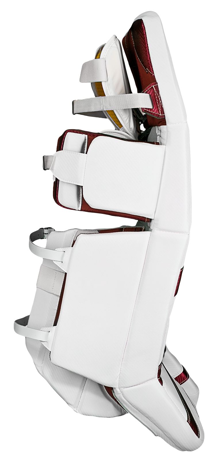 Ritual Pro Leg Pad, White with Red