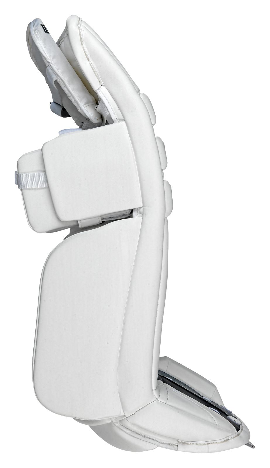 Swagger Leg Pads, White with Black &amp; Silver
