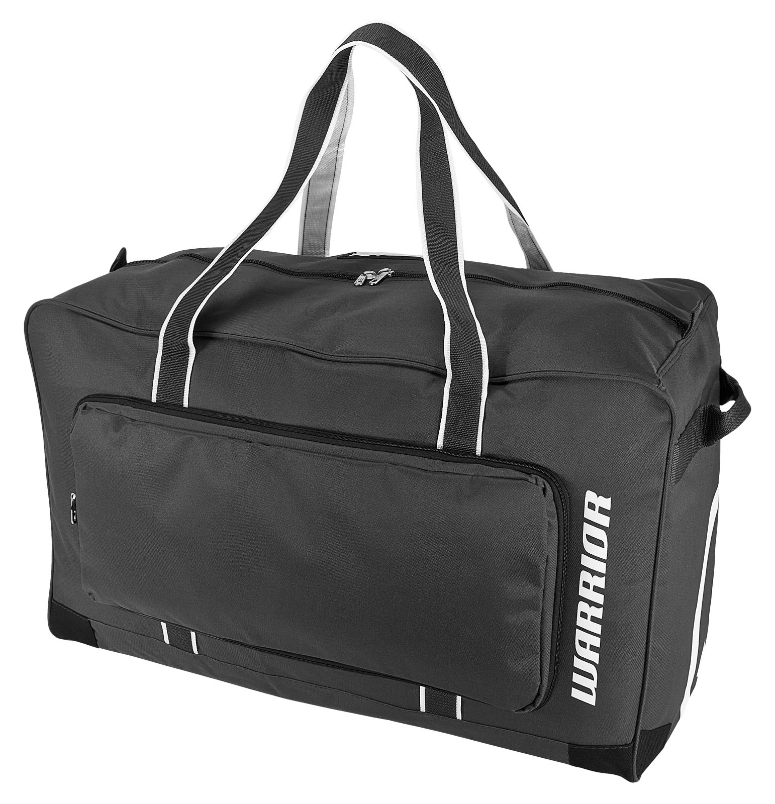 Team Duffel Bag Medium, Black with White