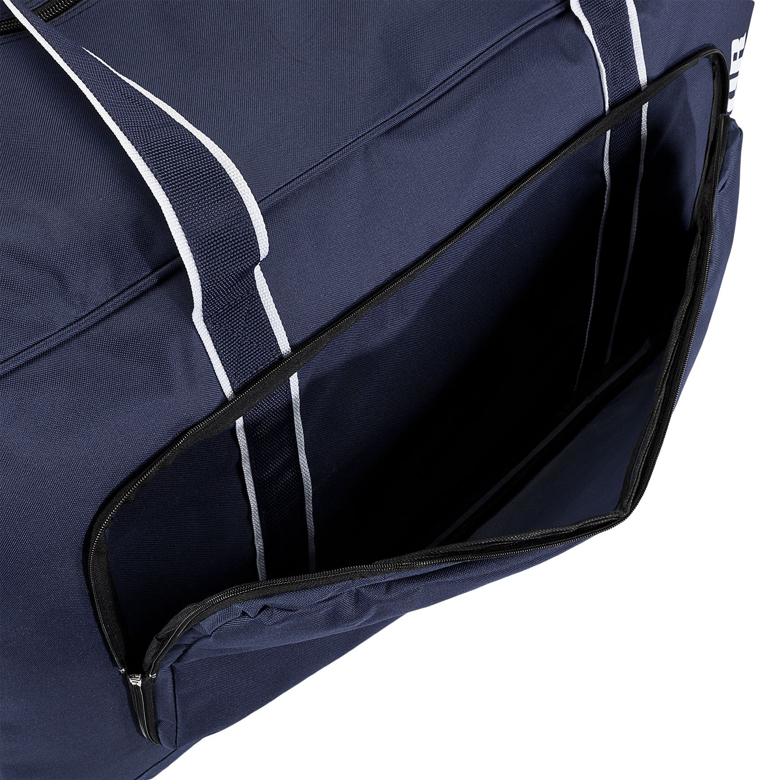 Team Duffel Bag Medium, Navy with White
