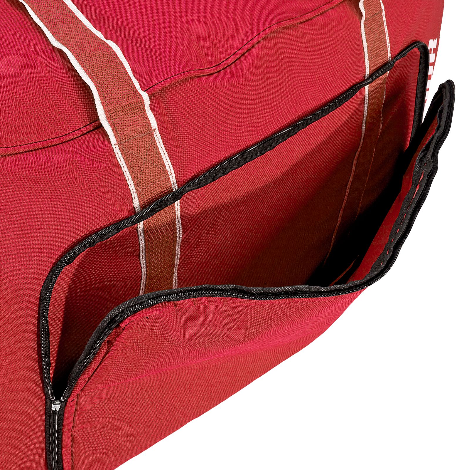 Team Duffel Bag Medium, Red with White