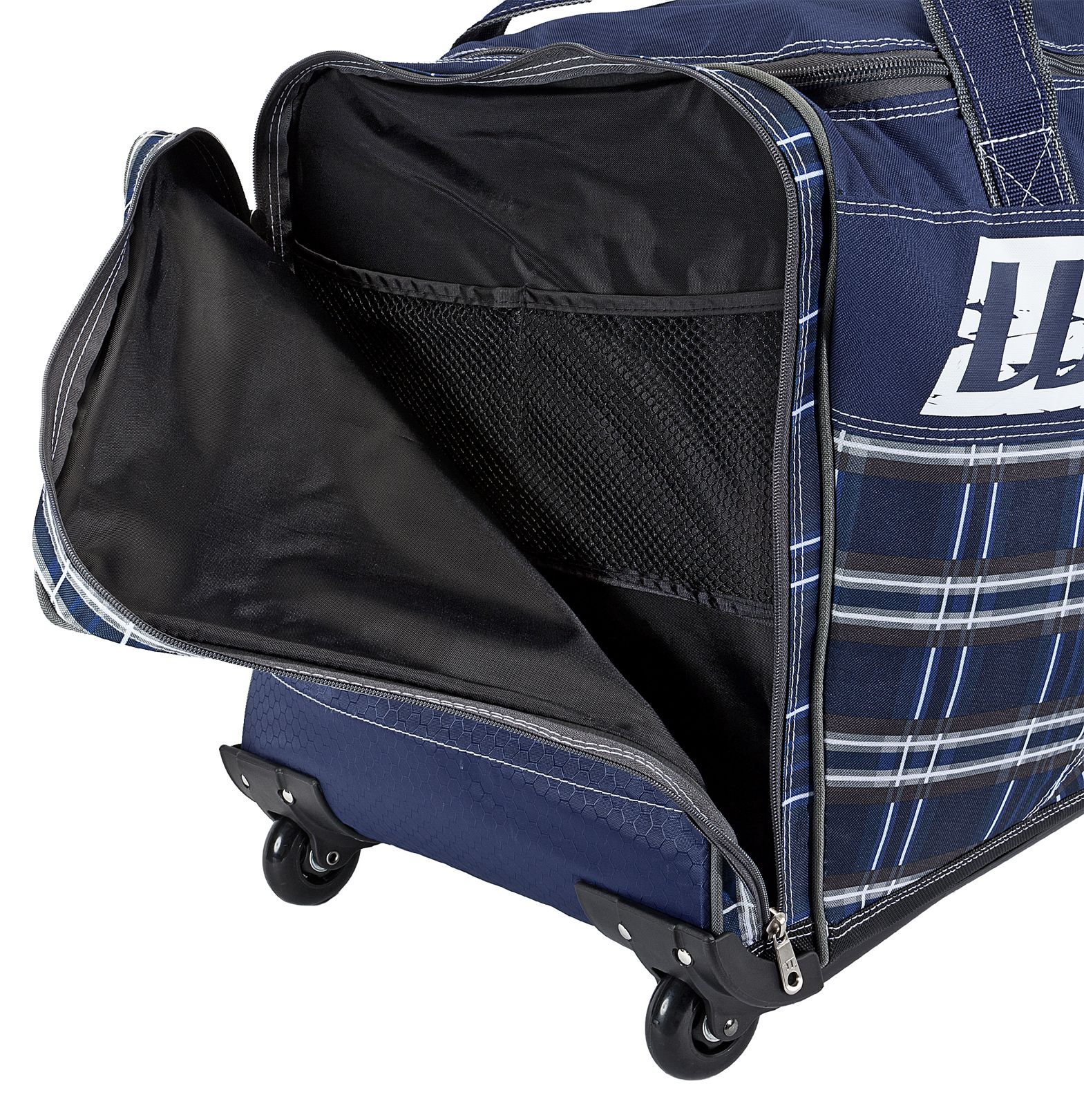 Vandal Roller Bag Junior, Navy with White &amp; Grey