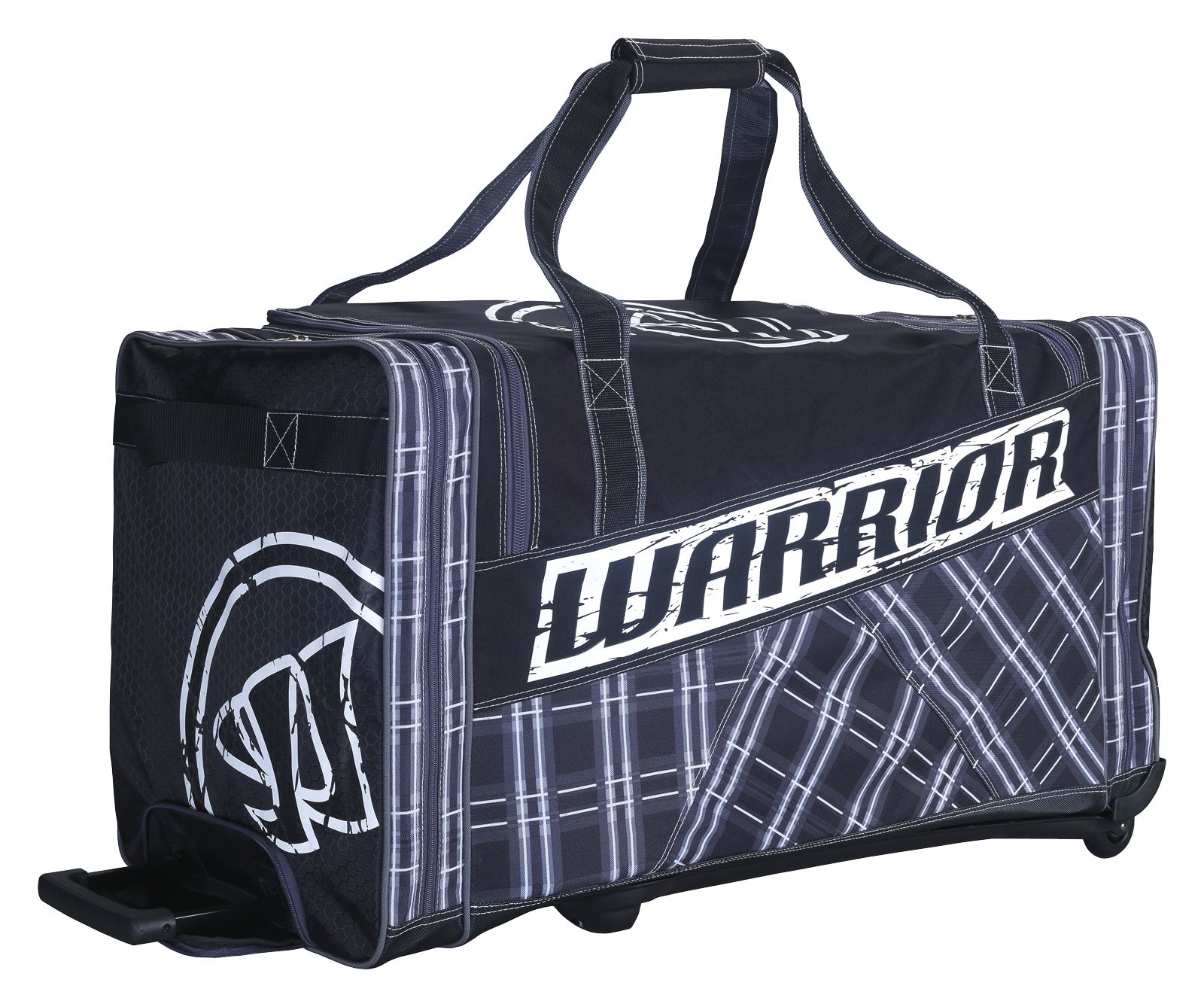 Vandal Roller Bag Senior, Navy with White &amp; Grey