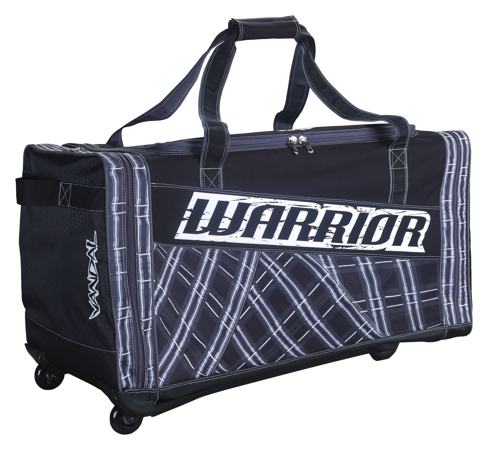 Vandal Roller Bag Senior, Navy with White &amp; Grey