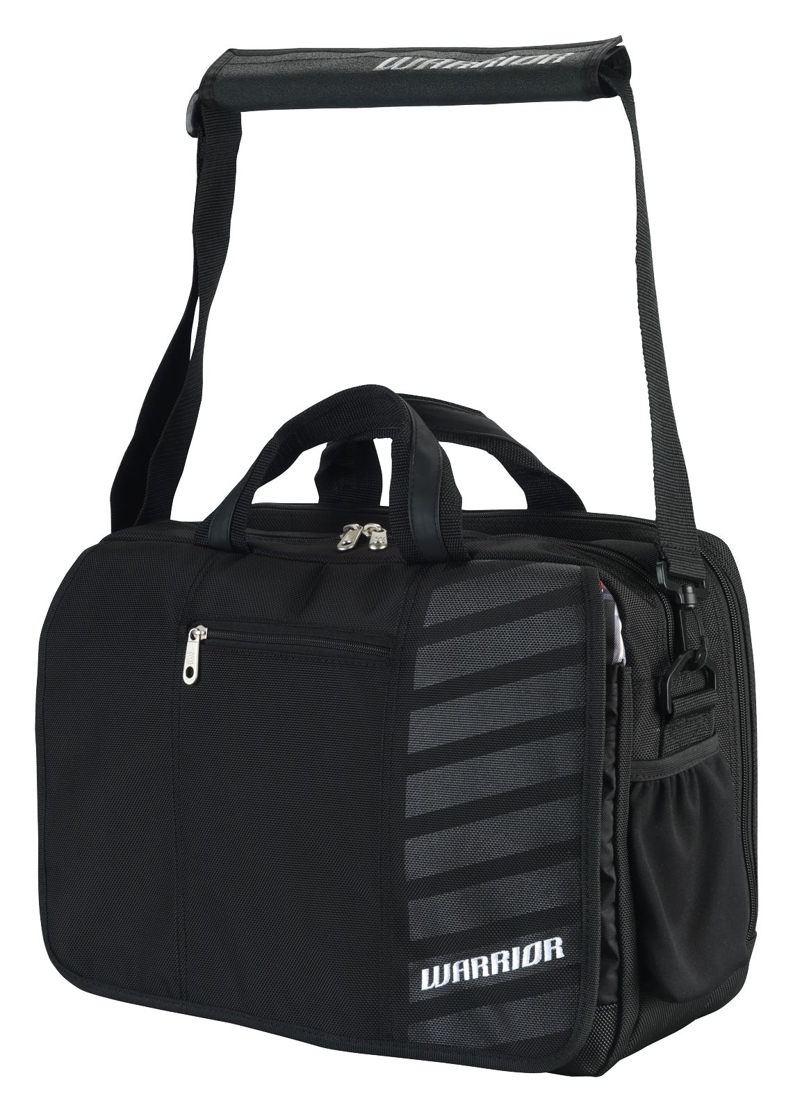 Vandal Bidness Messenger Bag, Black with White