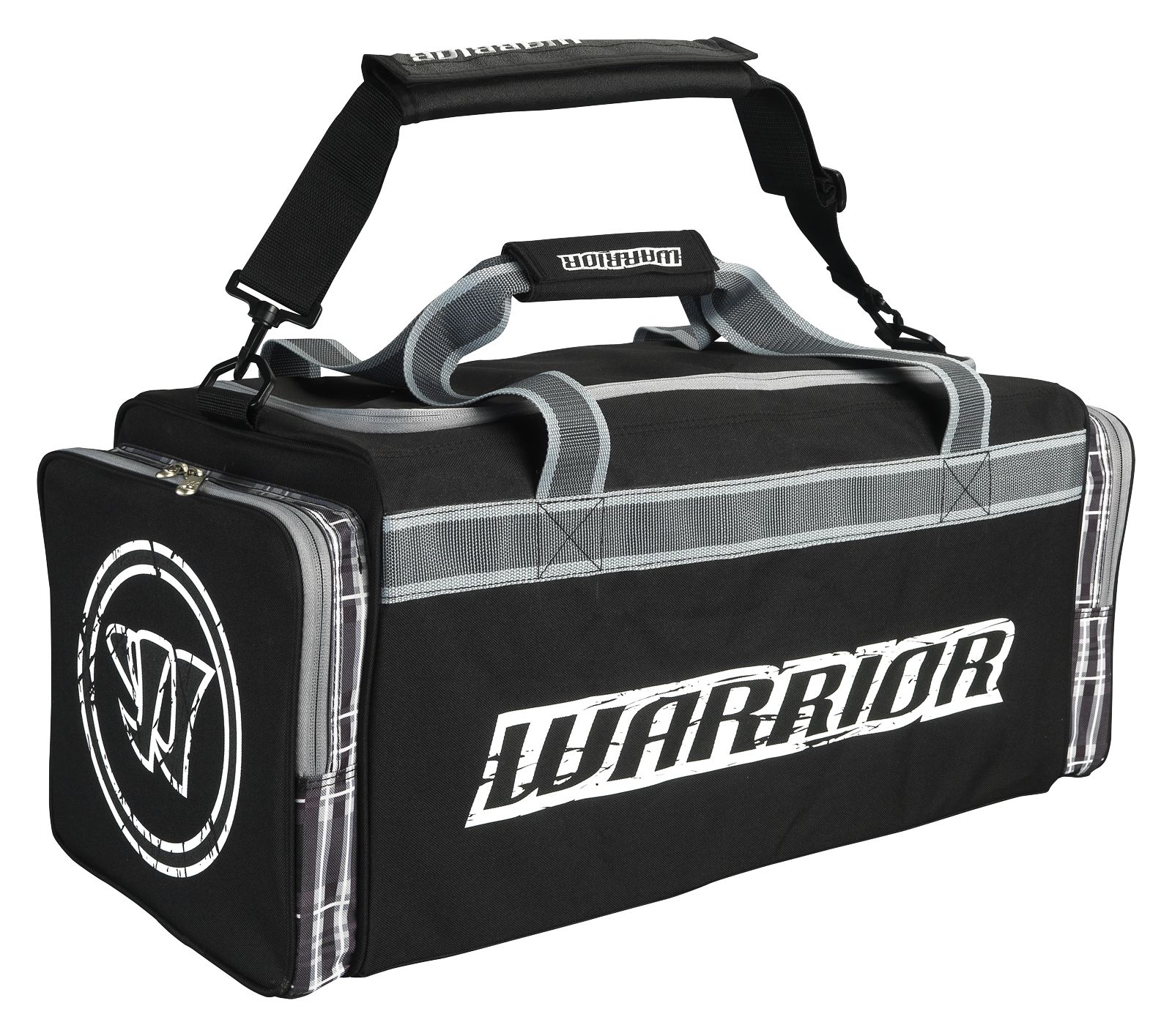 Vandal Travel Bag, Black with White