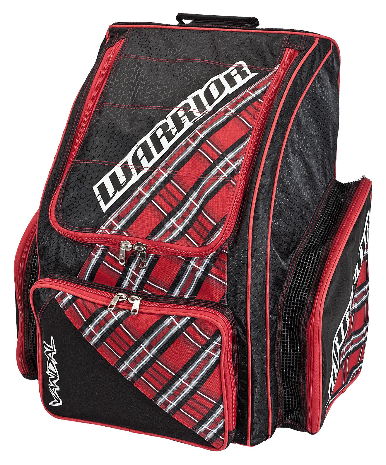 Vandal Roller Backpack, Black with Red & Grey