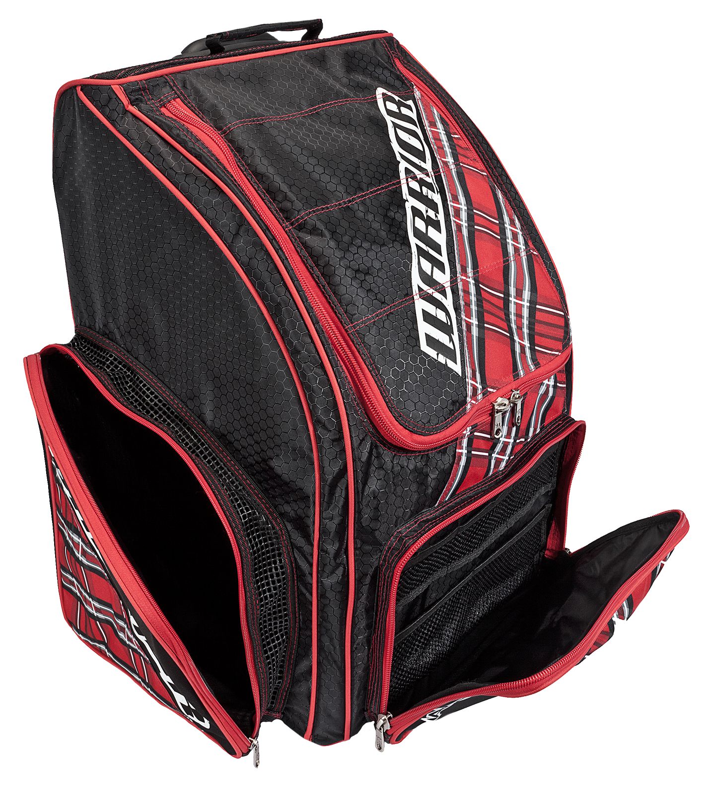 Vandal Roller Backpack, Black with Red &amp; Grey