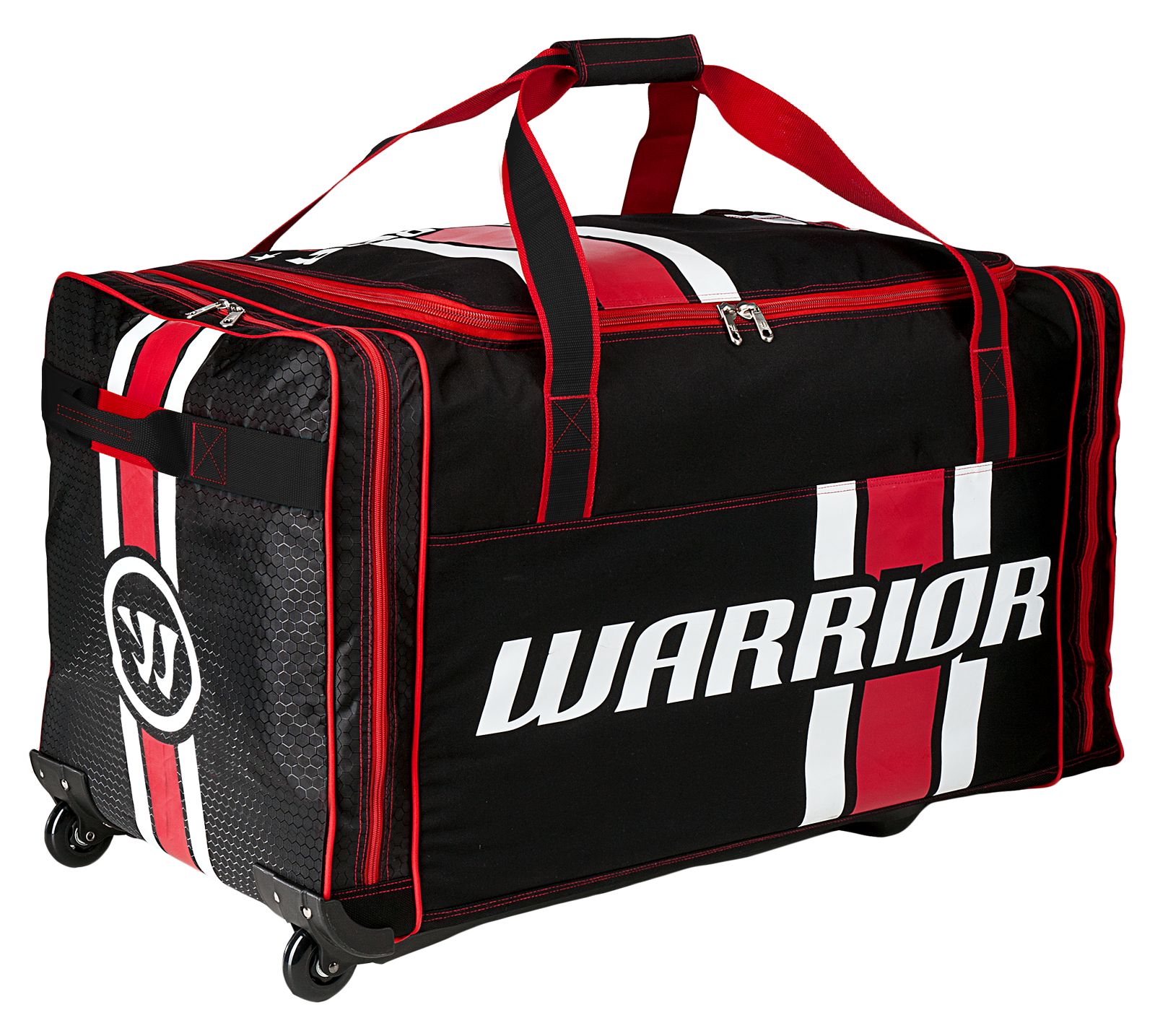 Covert Senior Roller Bag, Black with Red &amp; White