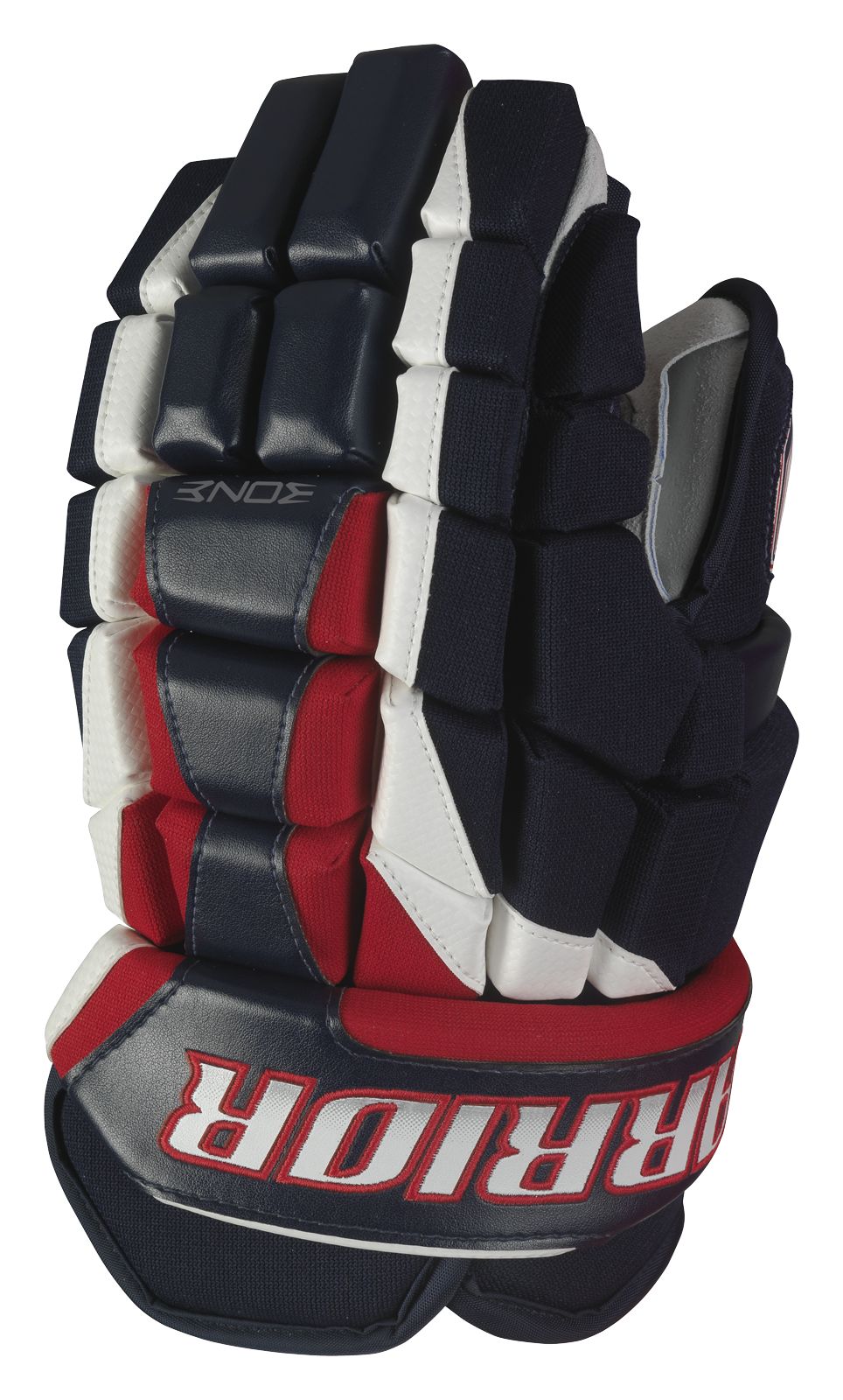Luxe Glove, Black with Red & White