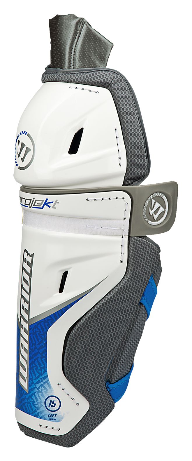Projekt Shin Guard, Black with Blue &amp; Silver