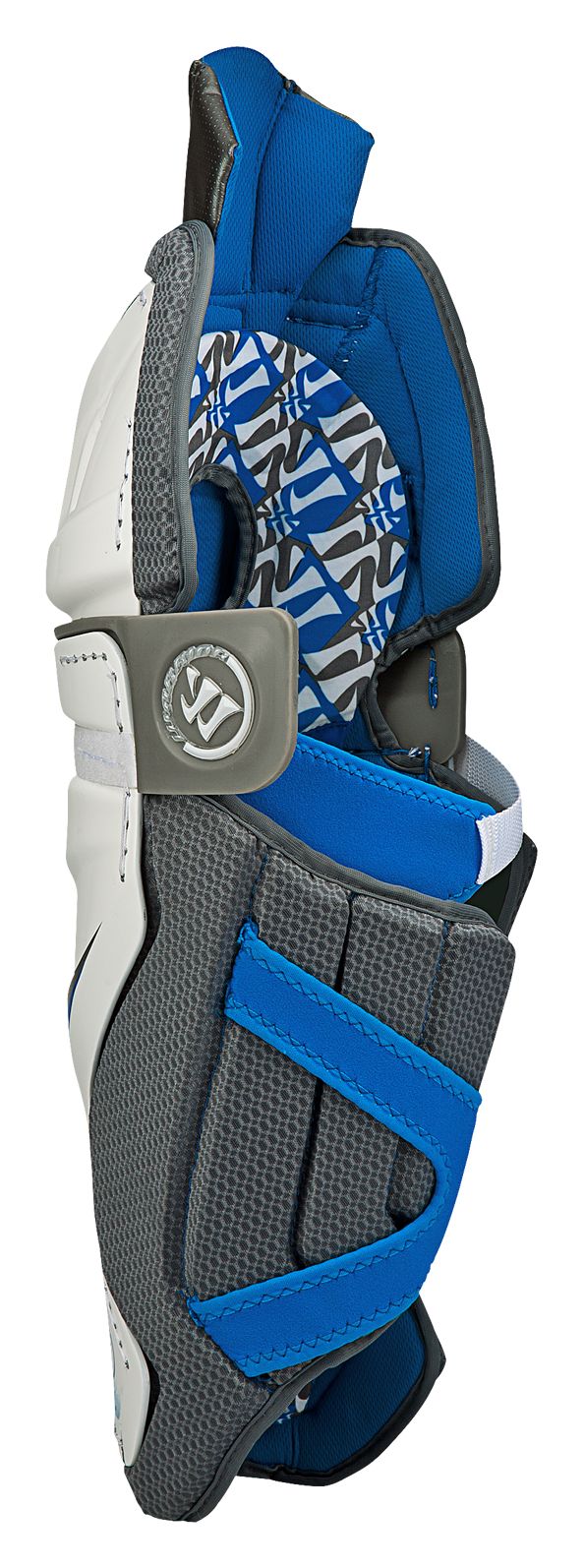Projekt Shin Guard, Black with Blue &amp; Silver