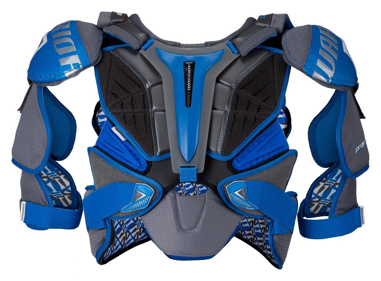 Projekt Shoulder Pad, Black with Blue &amp; Silver