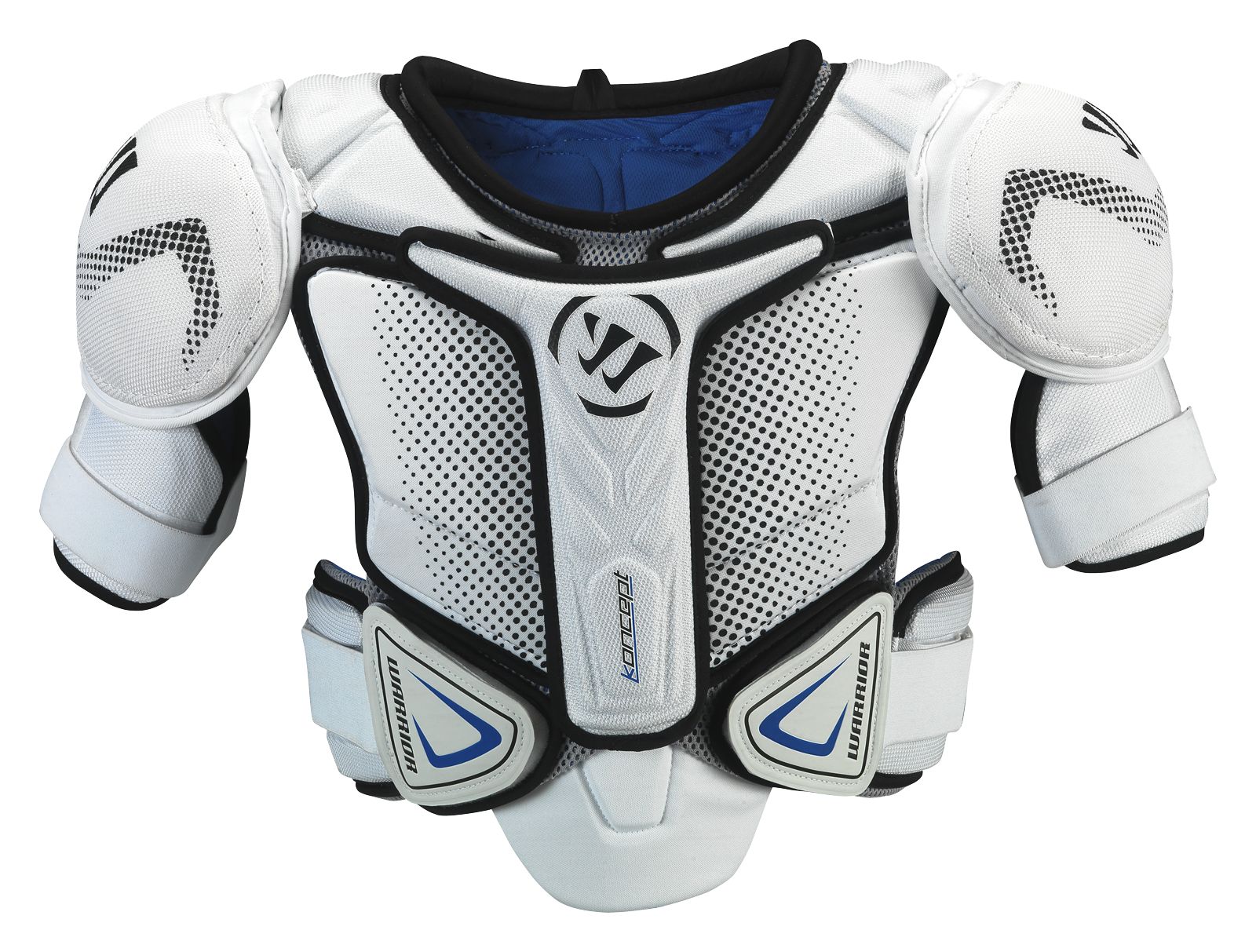 Koncept Shoulder Pad, White with Black &amp; Blue
