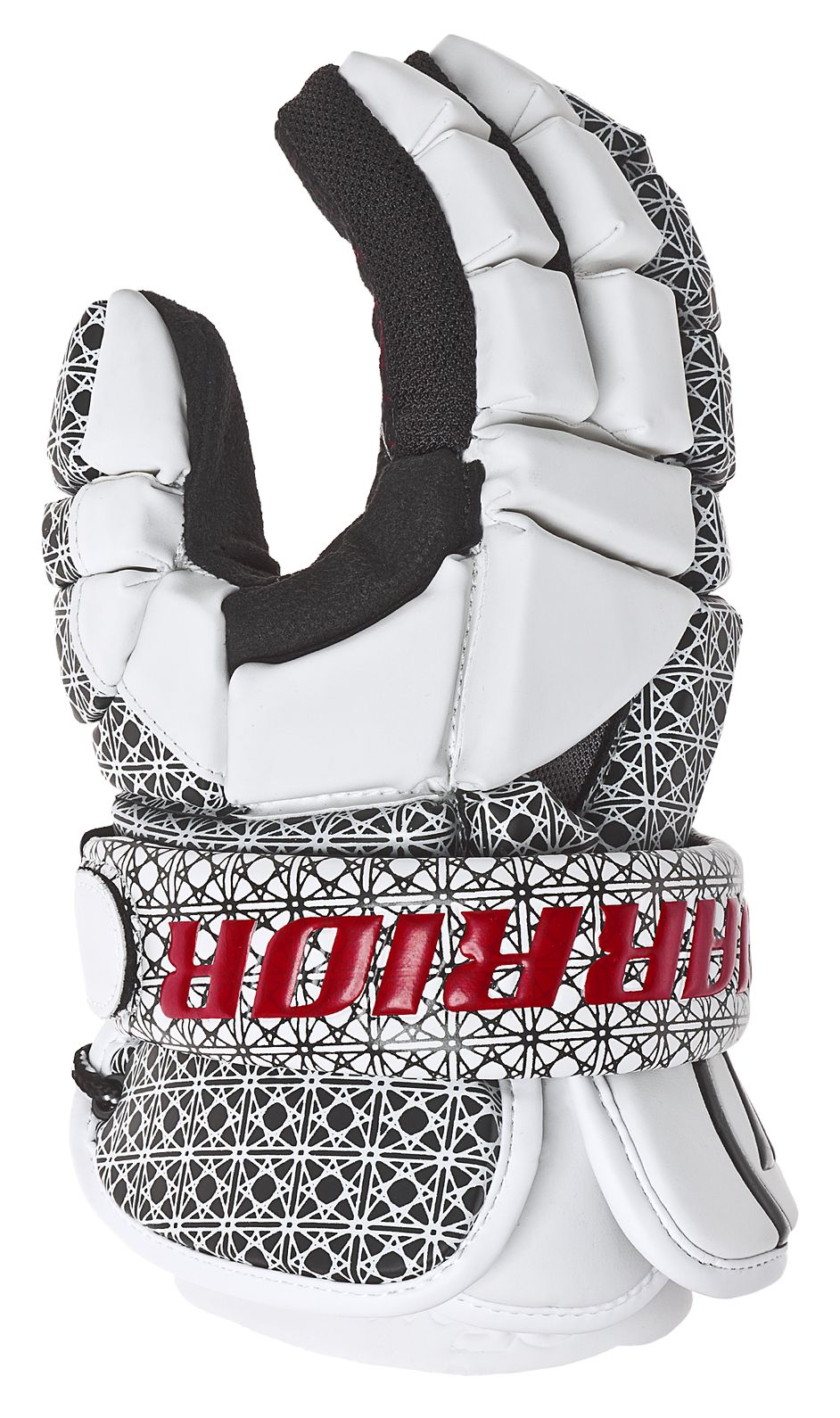 Limited Edition 2 Face Riot Glove, White with Black &amp; Red