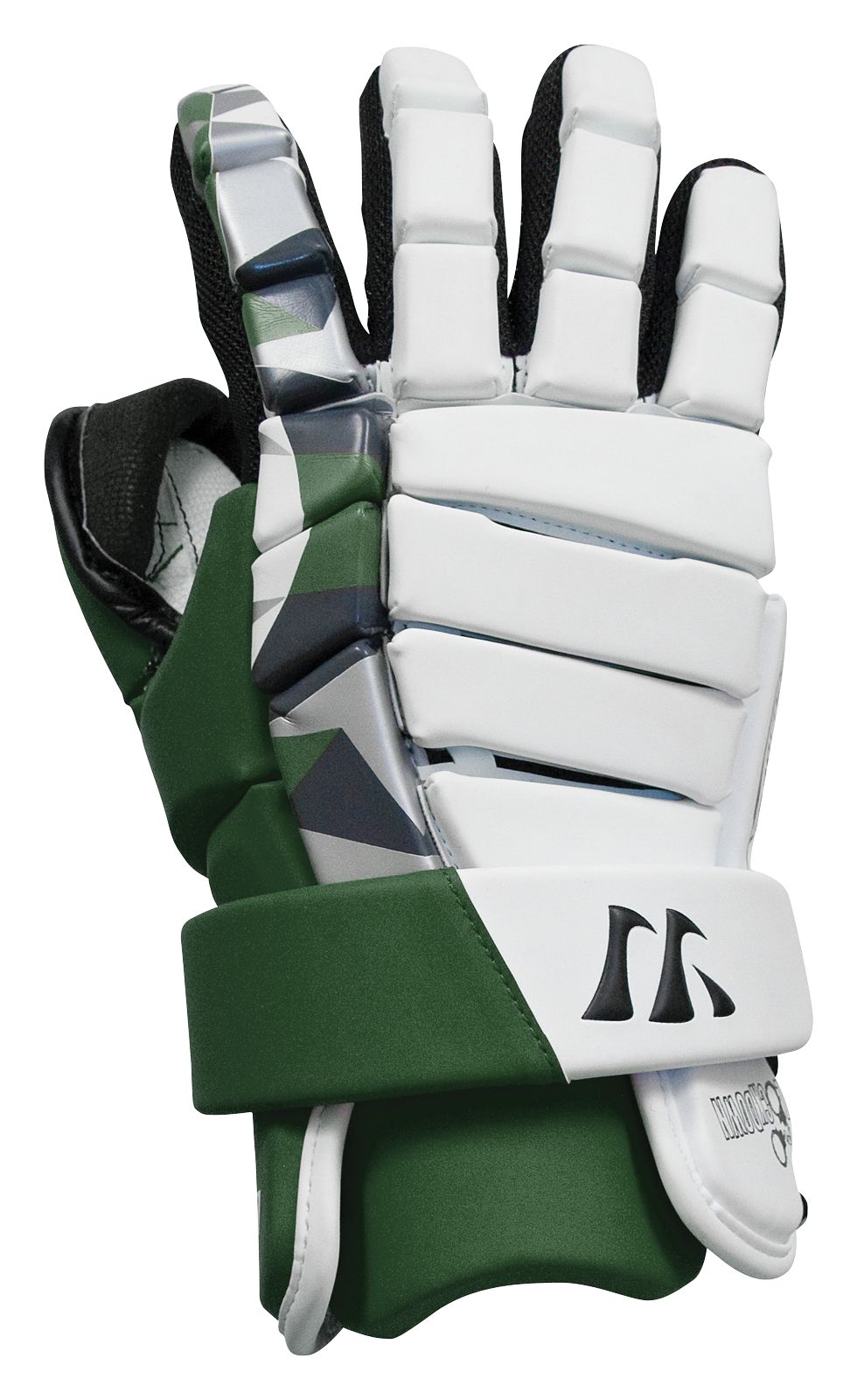 Lockdown Goalie Glove, Forest Green with White