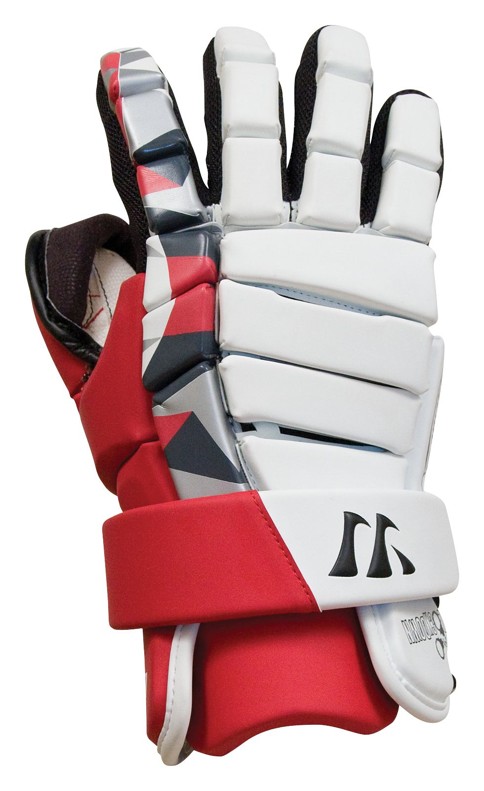 Lockdown Goalie Glove, Red with White