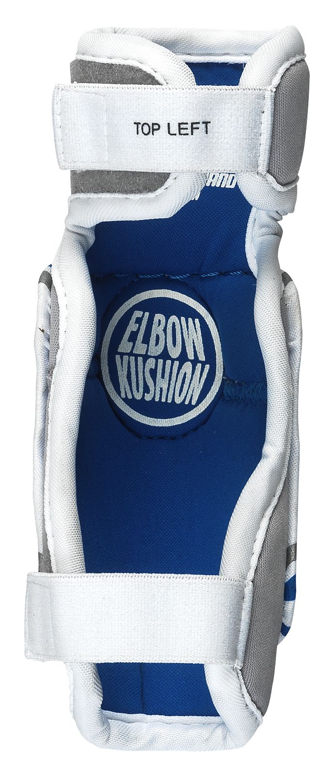 Ruckus Elbow Pad, White with Grey &amp; Blue